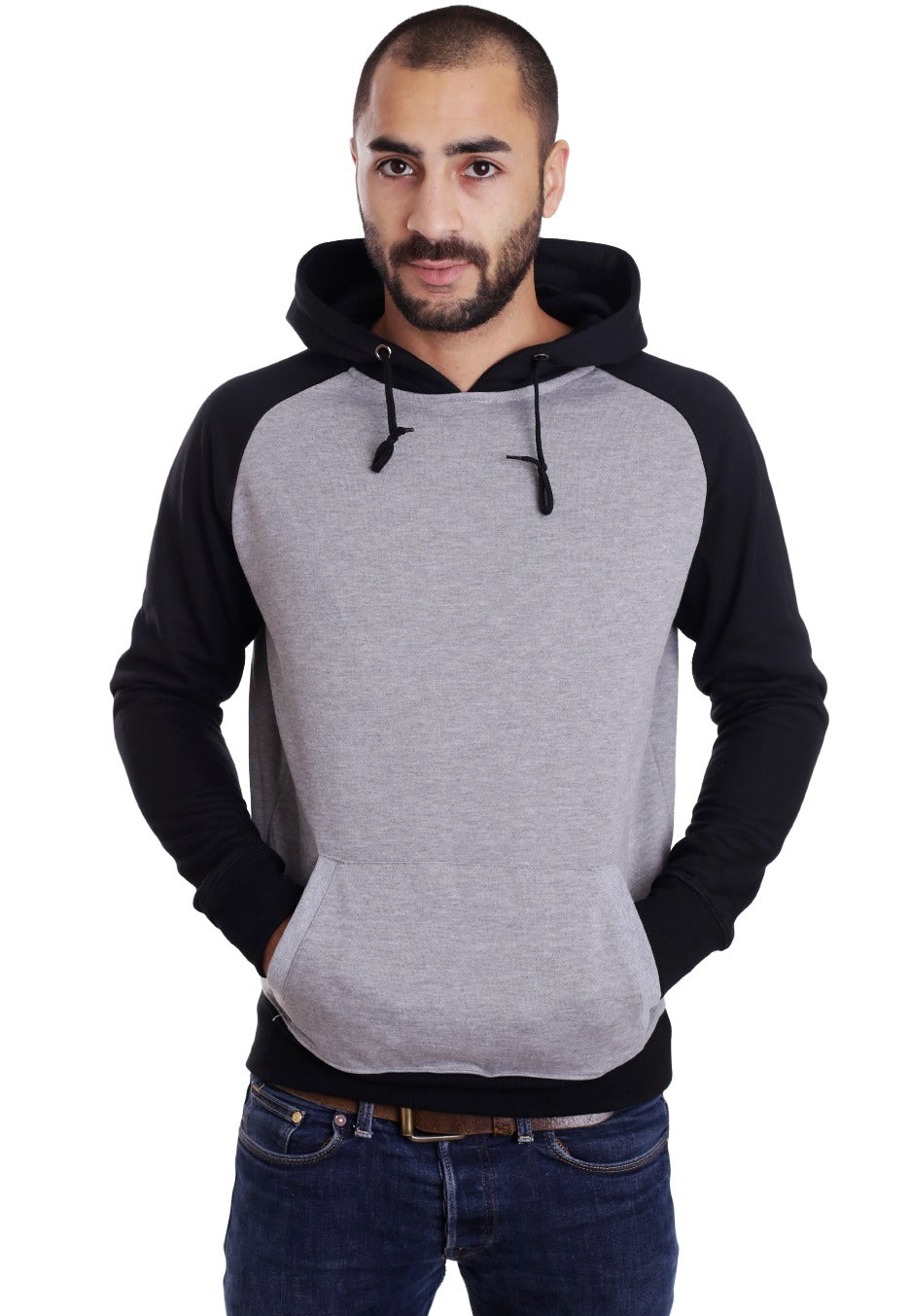 Impericon - Plain Sportsgrey/Black - Hoodie | Men-Image