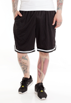 Impericon - Plain White Striped - Shorts | Men-Image