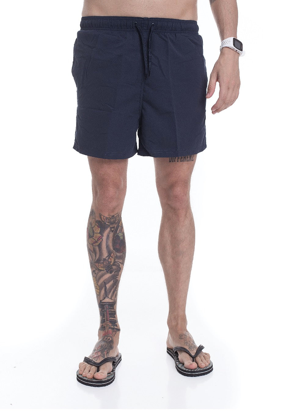 Impericon - Plain Swim Navy - Shorts | Men-Image