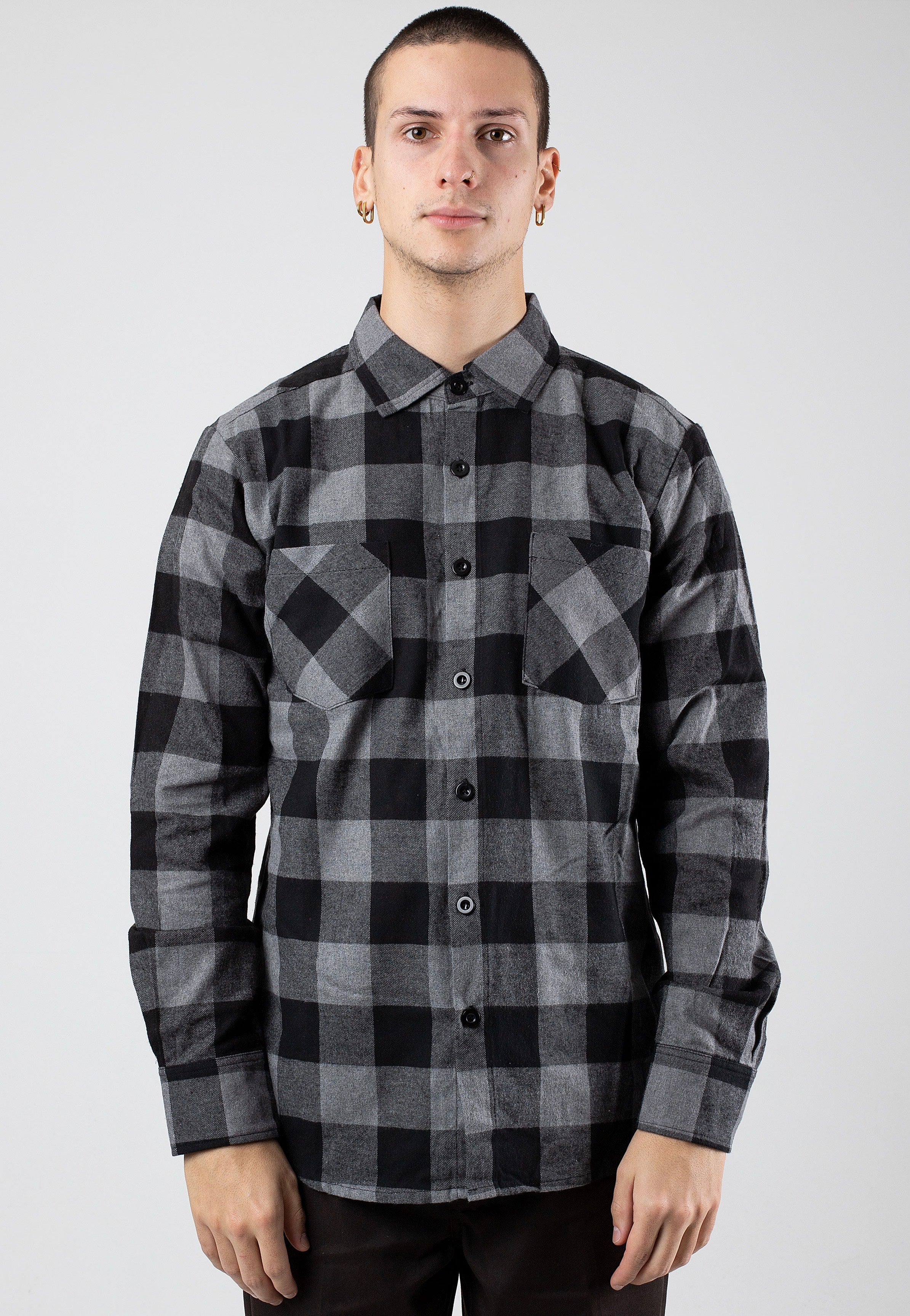 Impericon - Flanell Black/Charcoal - Shirt | Men-Image