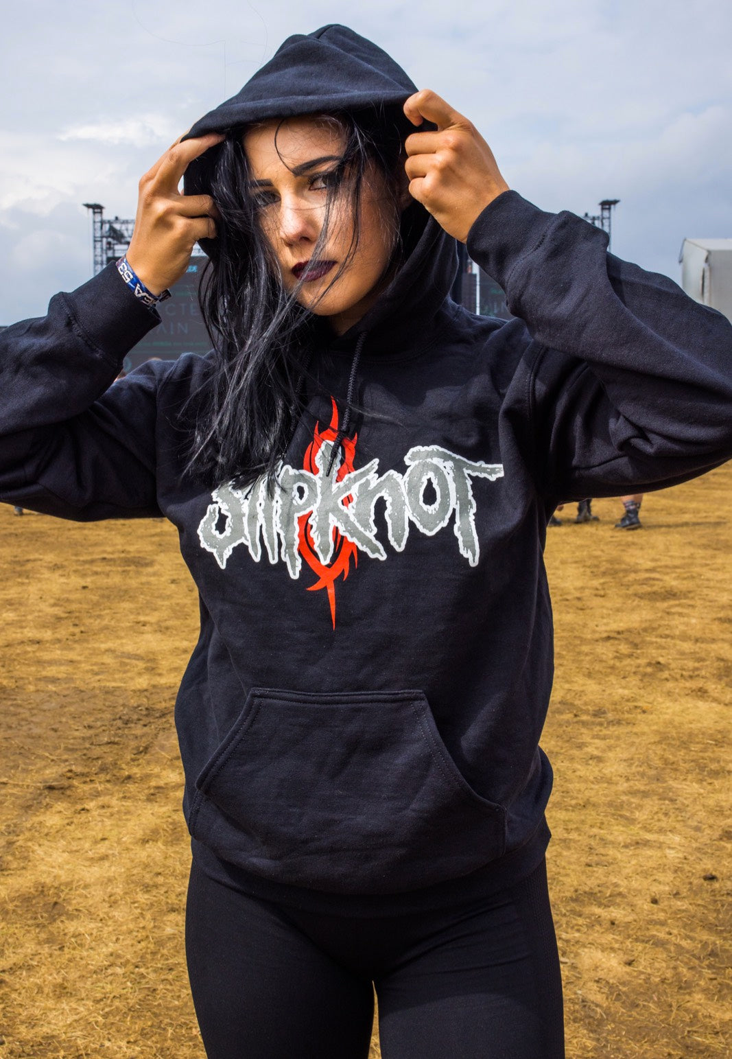 Slipknot - 20th Anniversary Barcode - Hoodie | Women-Image