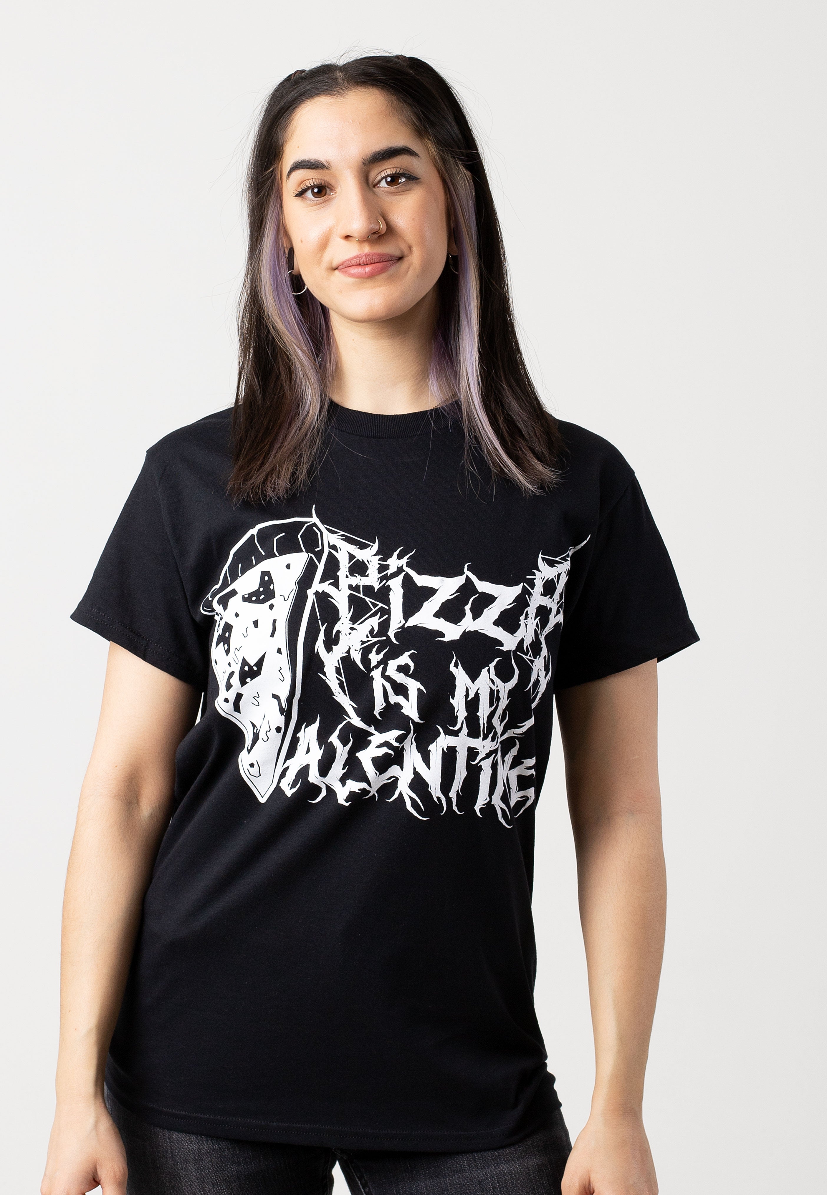 Impericon Merchandise - Pizza Valentine Black - T-Shirt | Women-Image