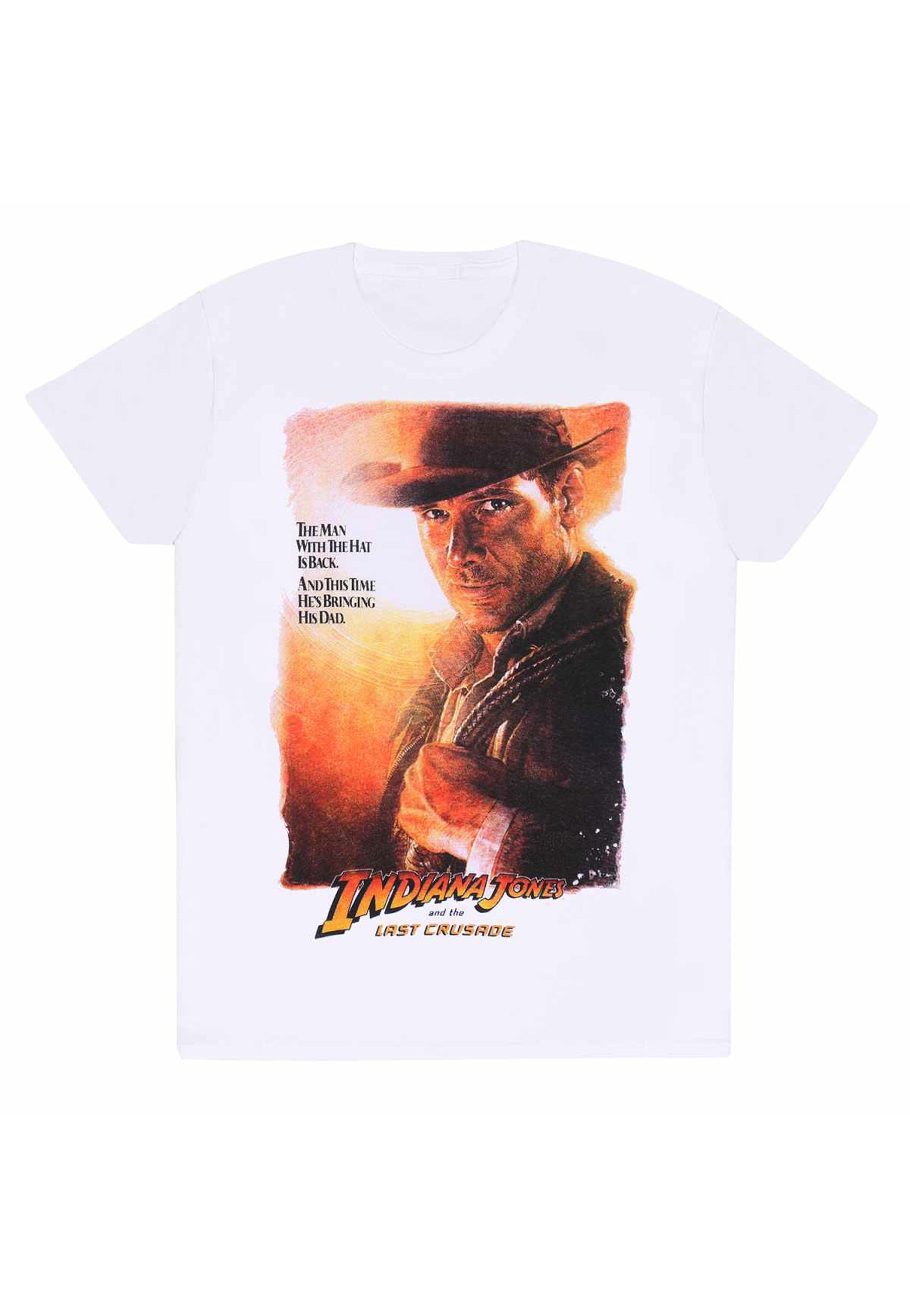 Indiana Jones - The Last Crusade Poster White - T-Shirt | Men-Image