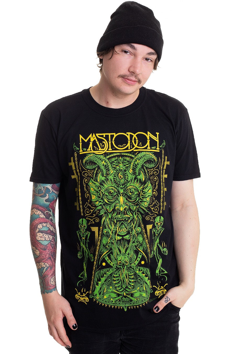 Mastodon - Devil on Black - T-Shirt | Men-Image