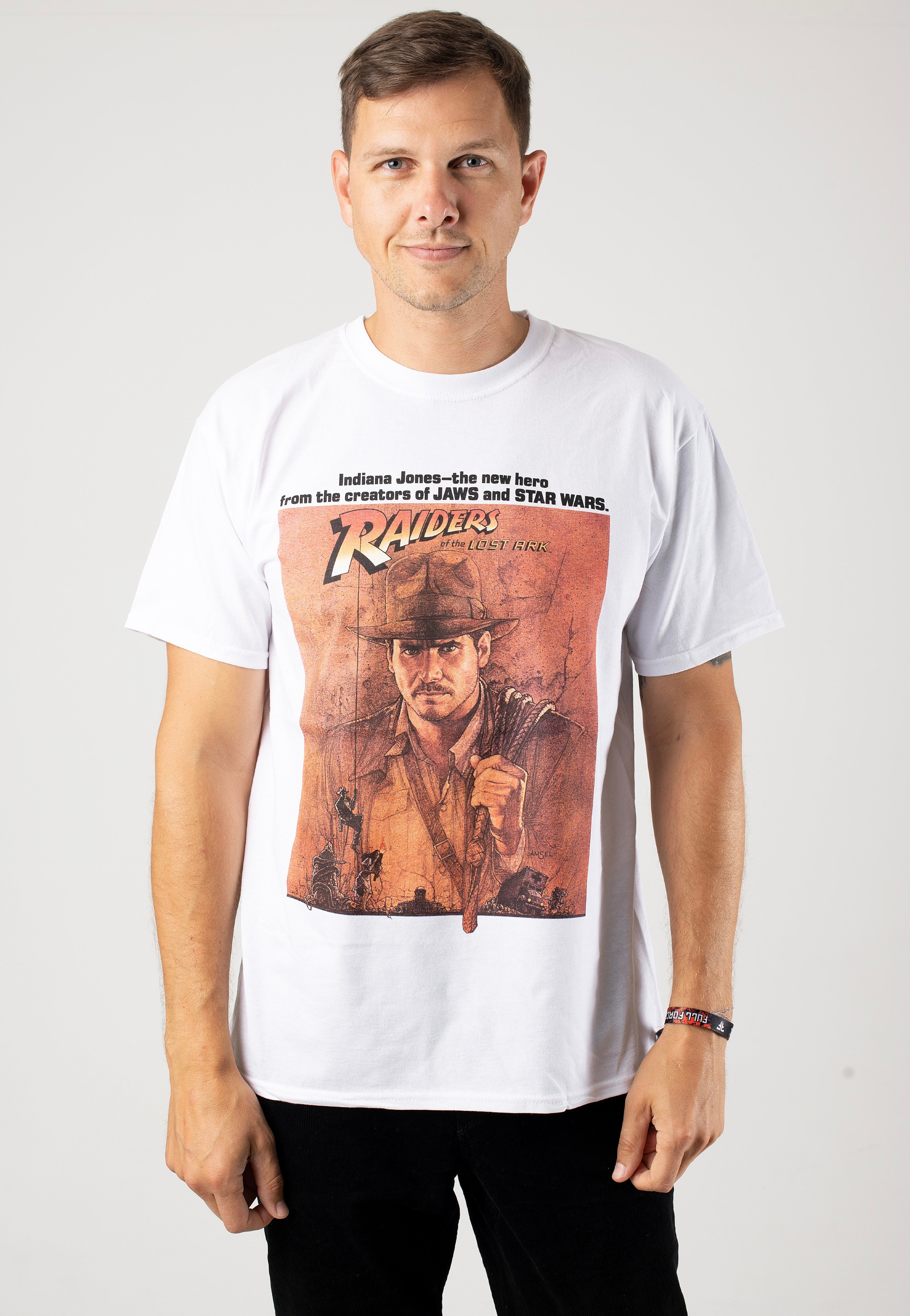 Indiana Jones - Raiders Of The Lost Ark Poster White - T-Shirt | Men-Image