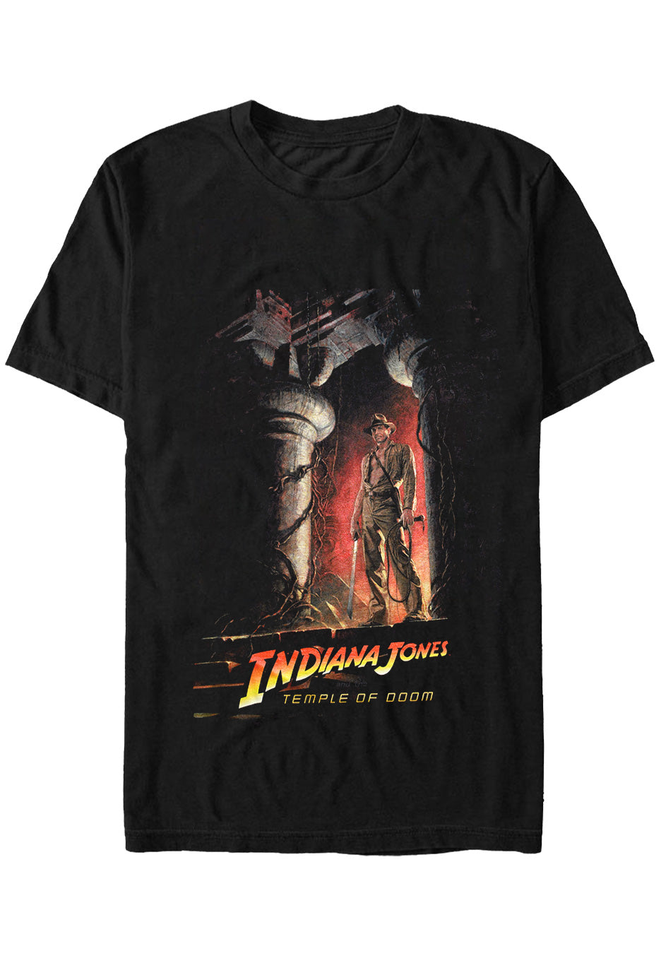 Indiana Jones - Temple Of Doom Poster - T-Shirt | Neutral-Image