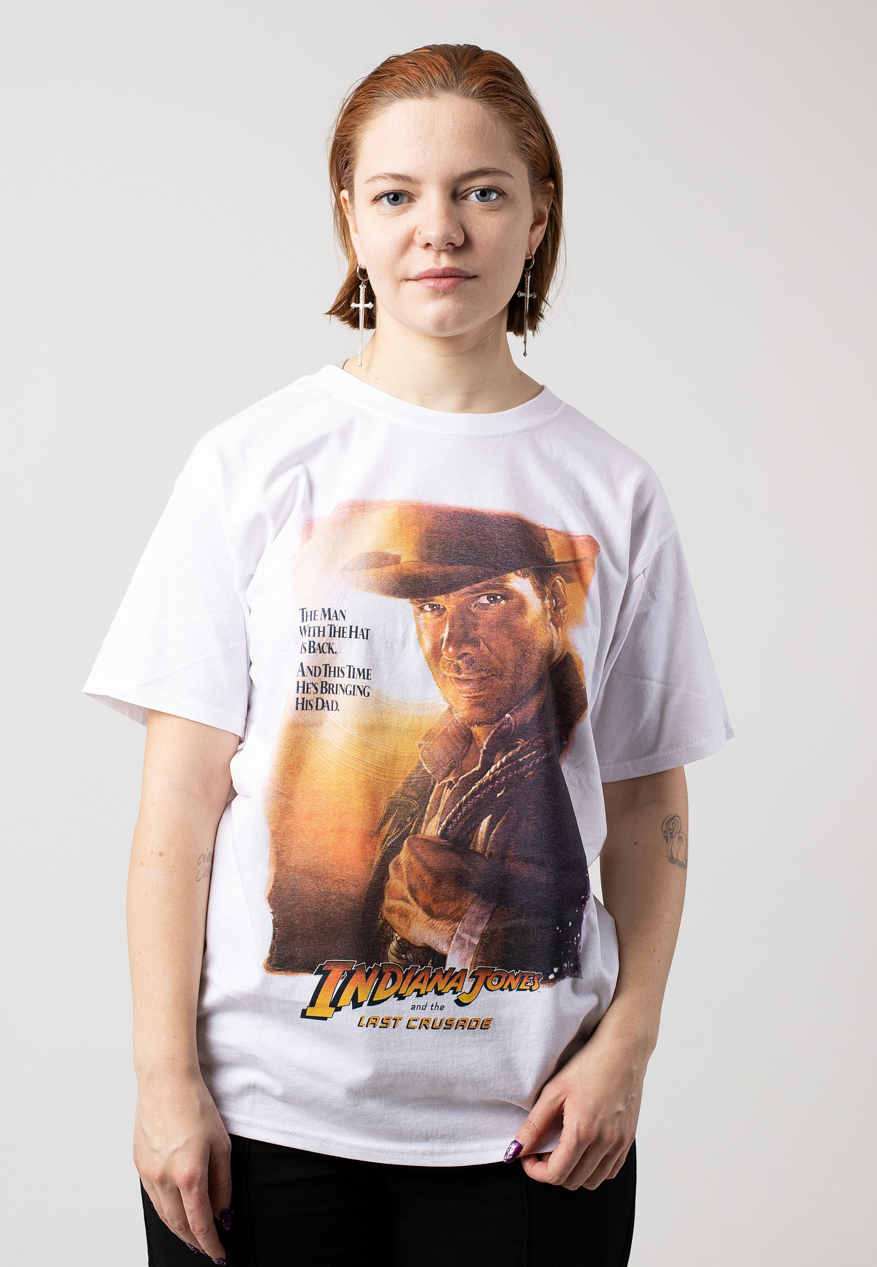 Indiana Jones - The Last Crusade Poster White - T-Shirt | Women-Image