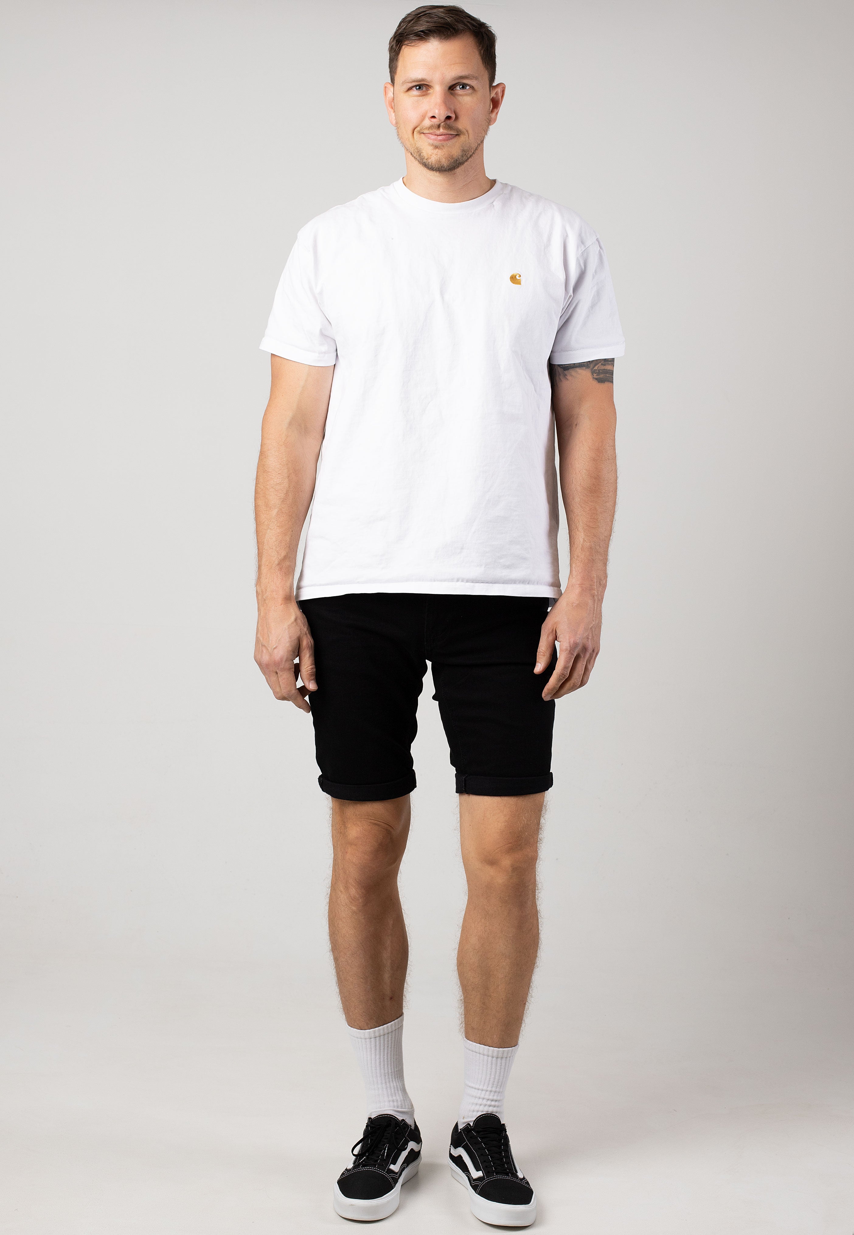 Indicode - Kaden Ultra Black - Shorts | Men-Image