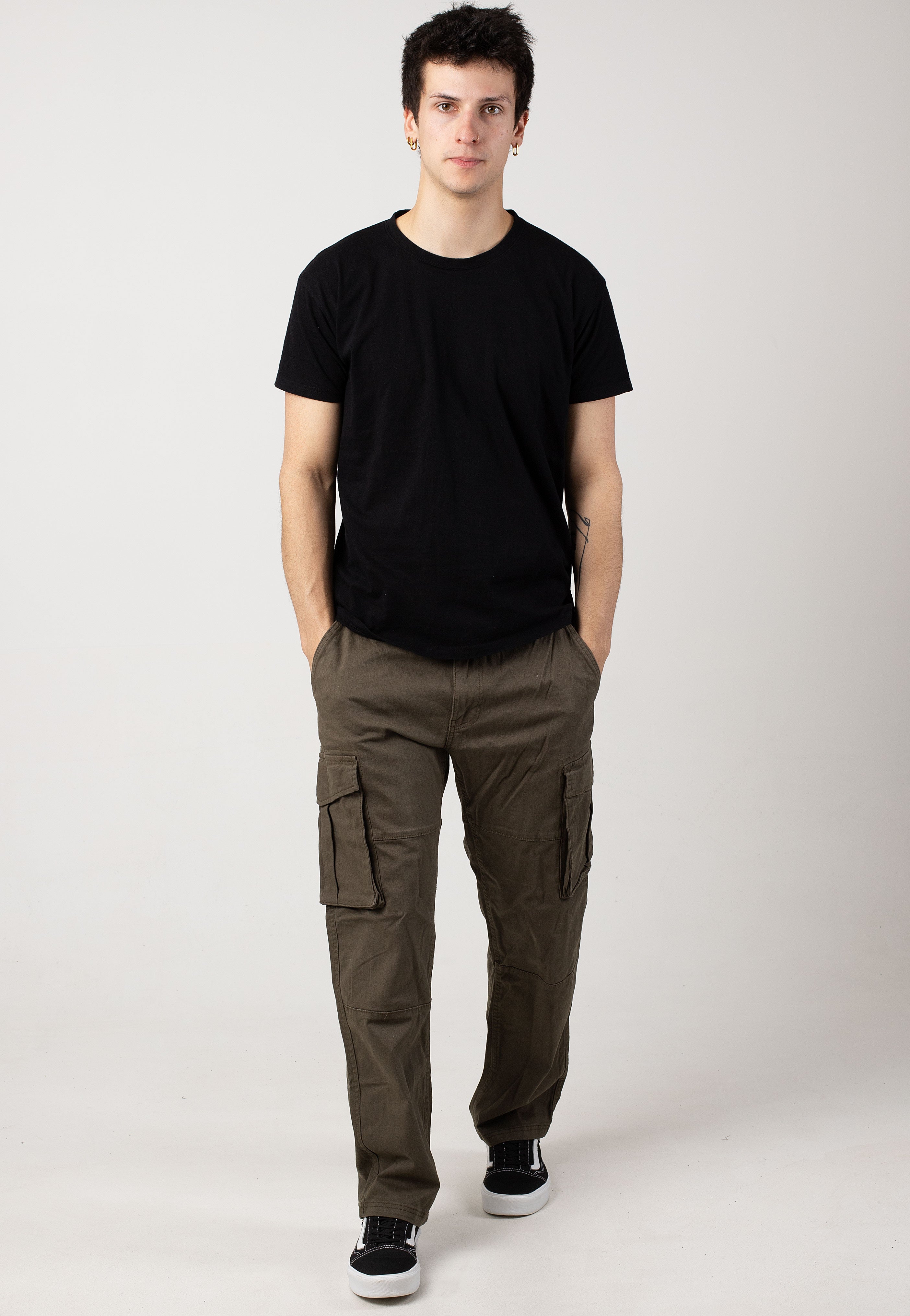 Indicode - Wide Army - Pants | Men-Image