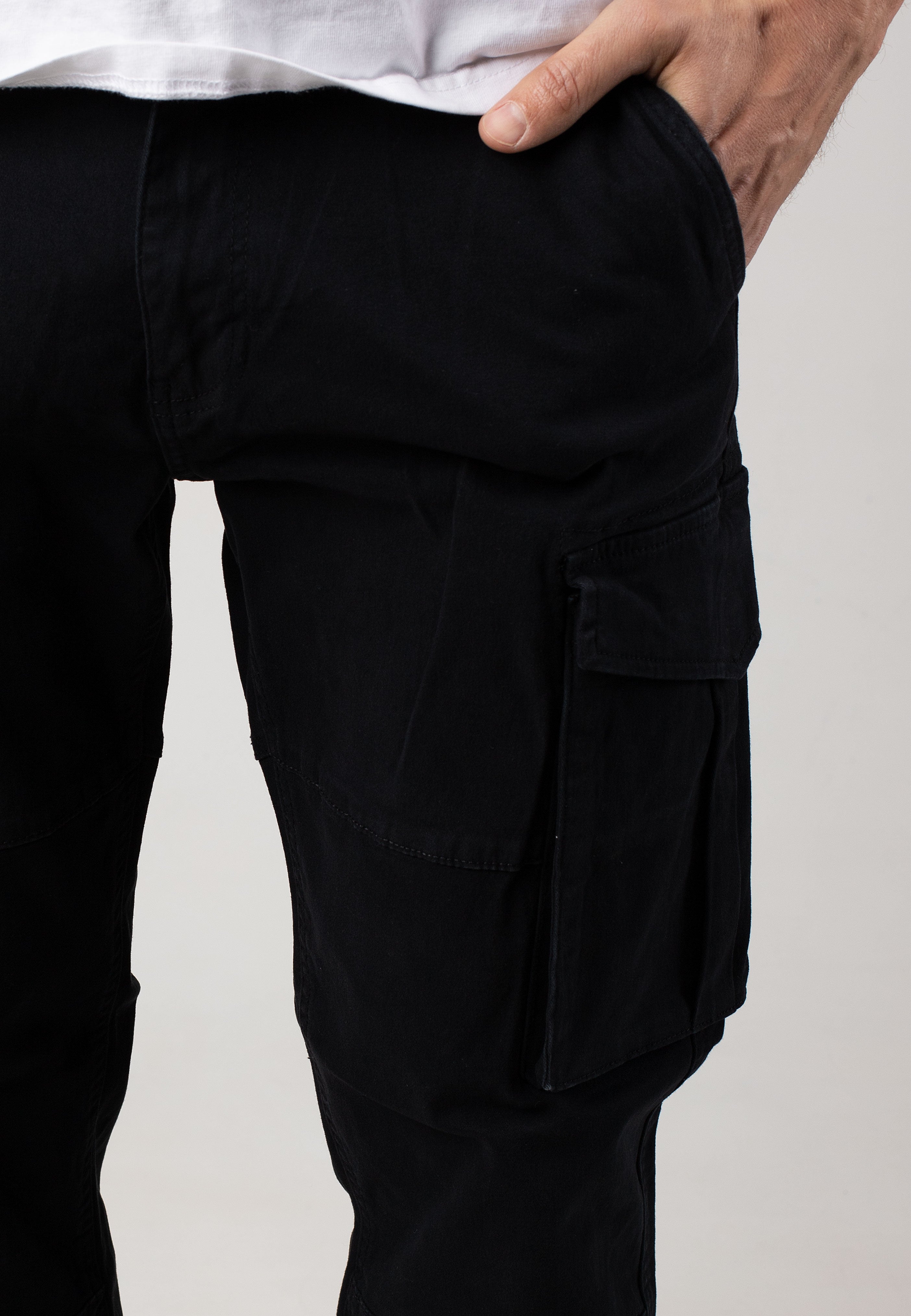 Indicode - Wide Black - Pants | Men-Image