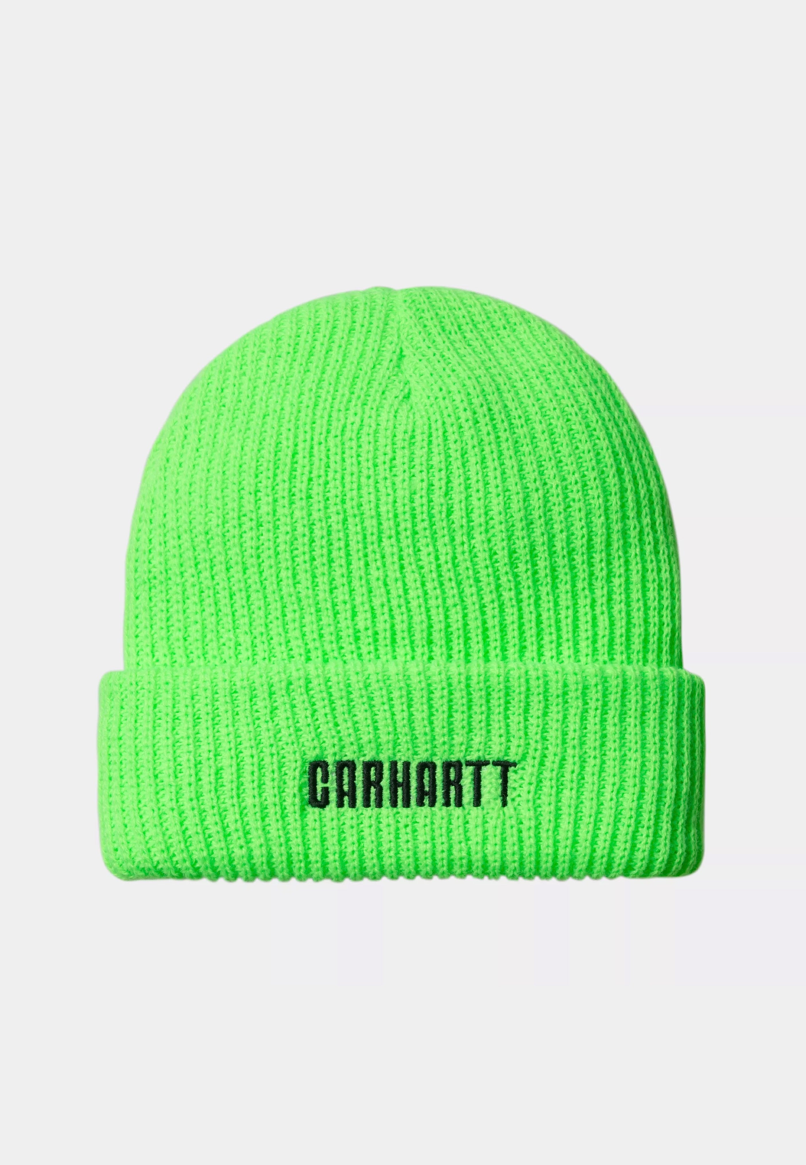 Carhartt WIP - Industry Lumo Green/Black - Beanie | Neutral-Image