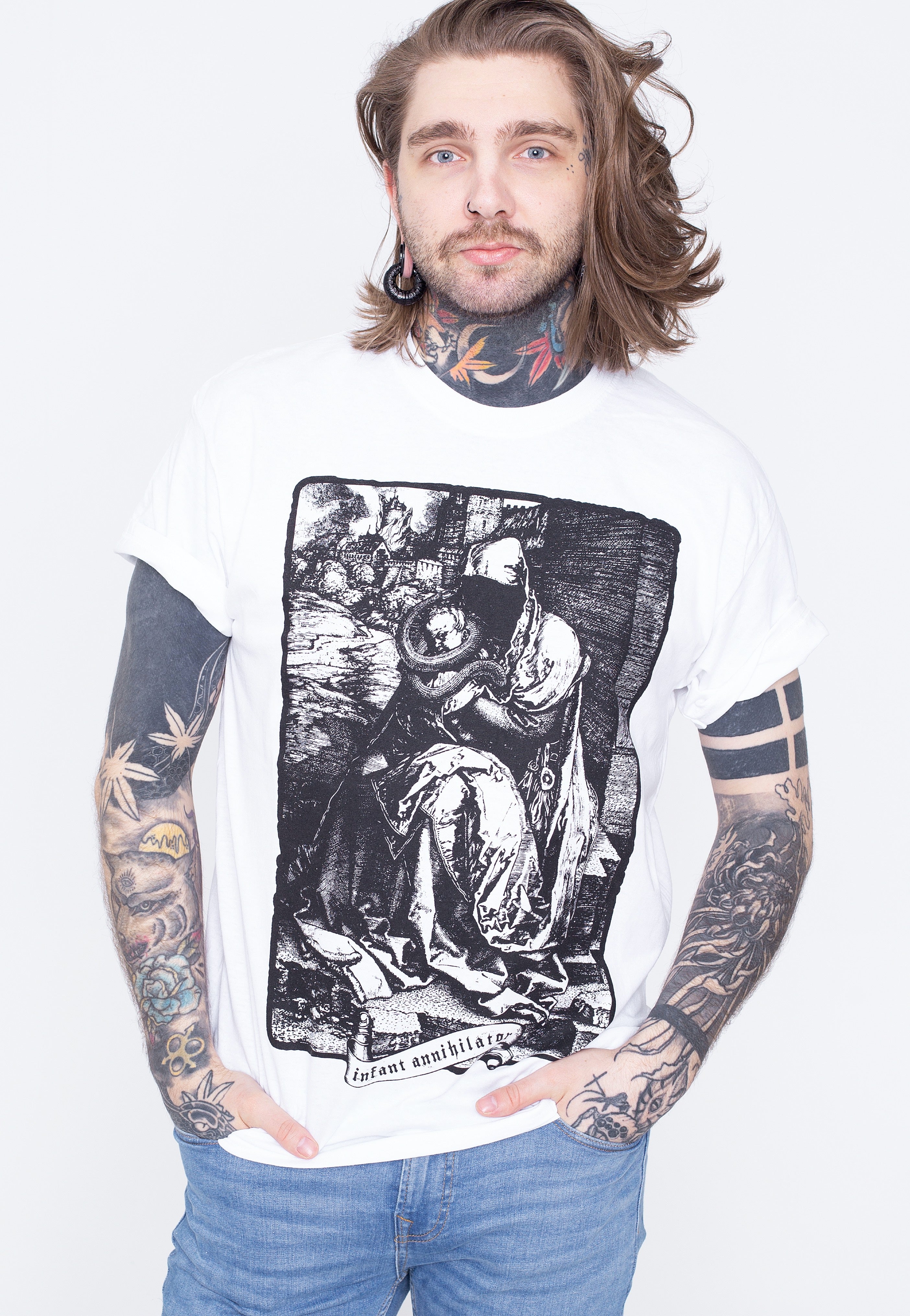 Infant Annihilator - Child Snatcher White - T-Shirt | Men-Image