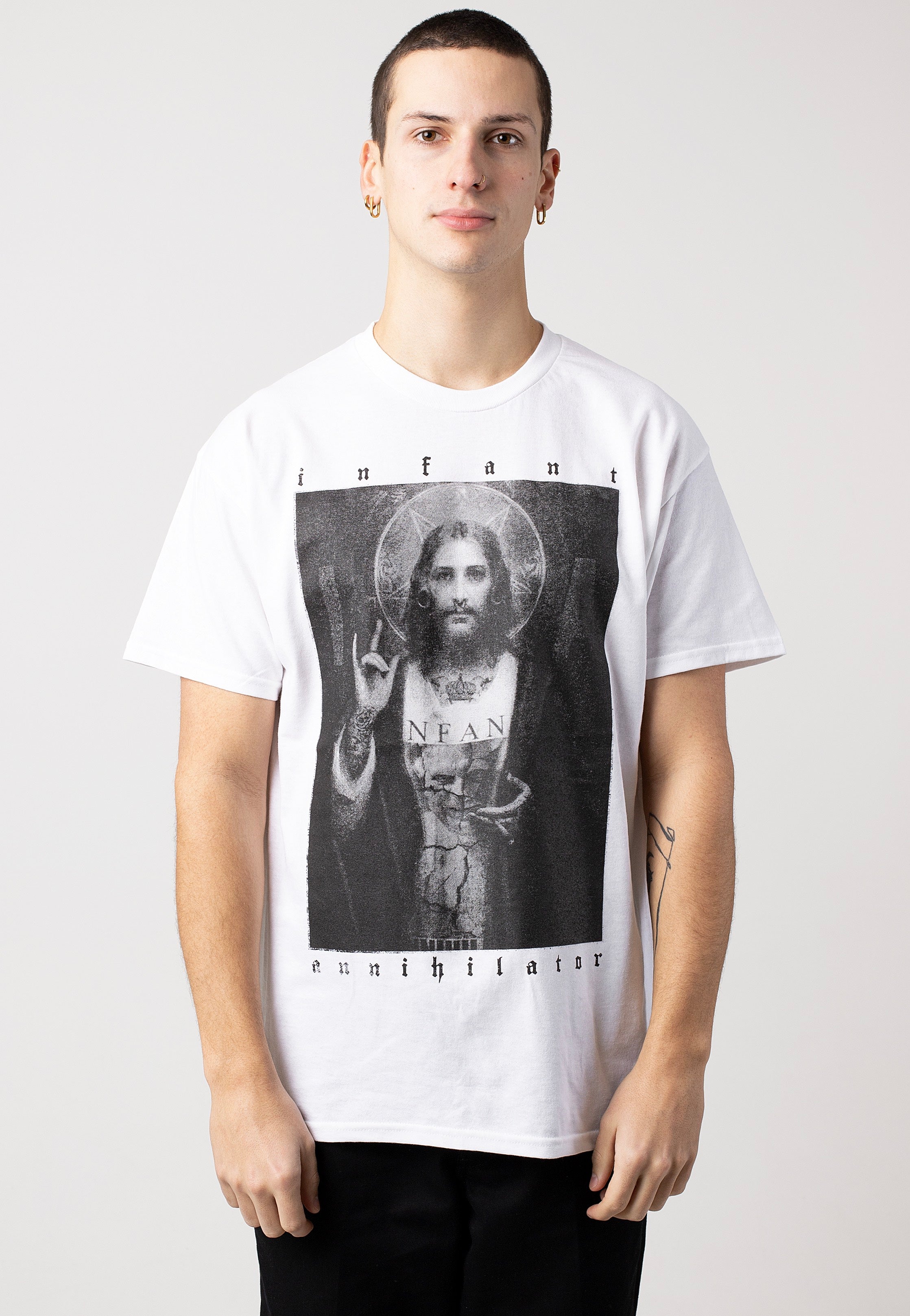 Infant Annihilator - Jesus White - T-Shirt | Men-Image