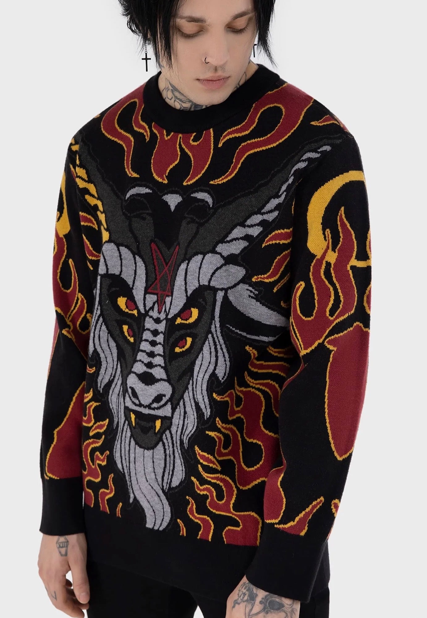 Killstar - Inferno Hallowmas - Pullover | Men-Image