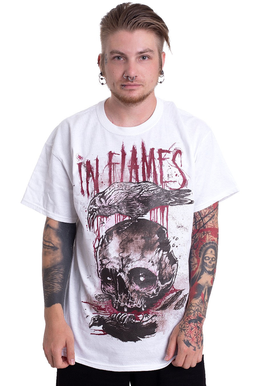 In Flames - All For Me White - T-Shirt | Men-Image