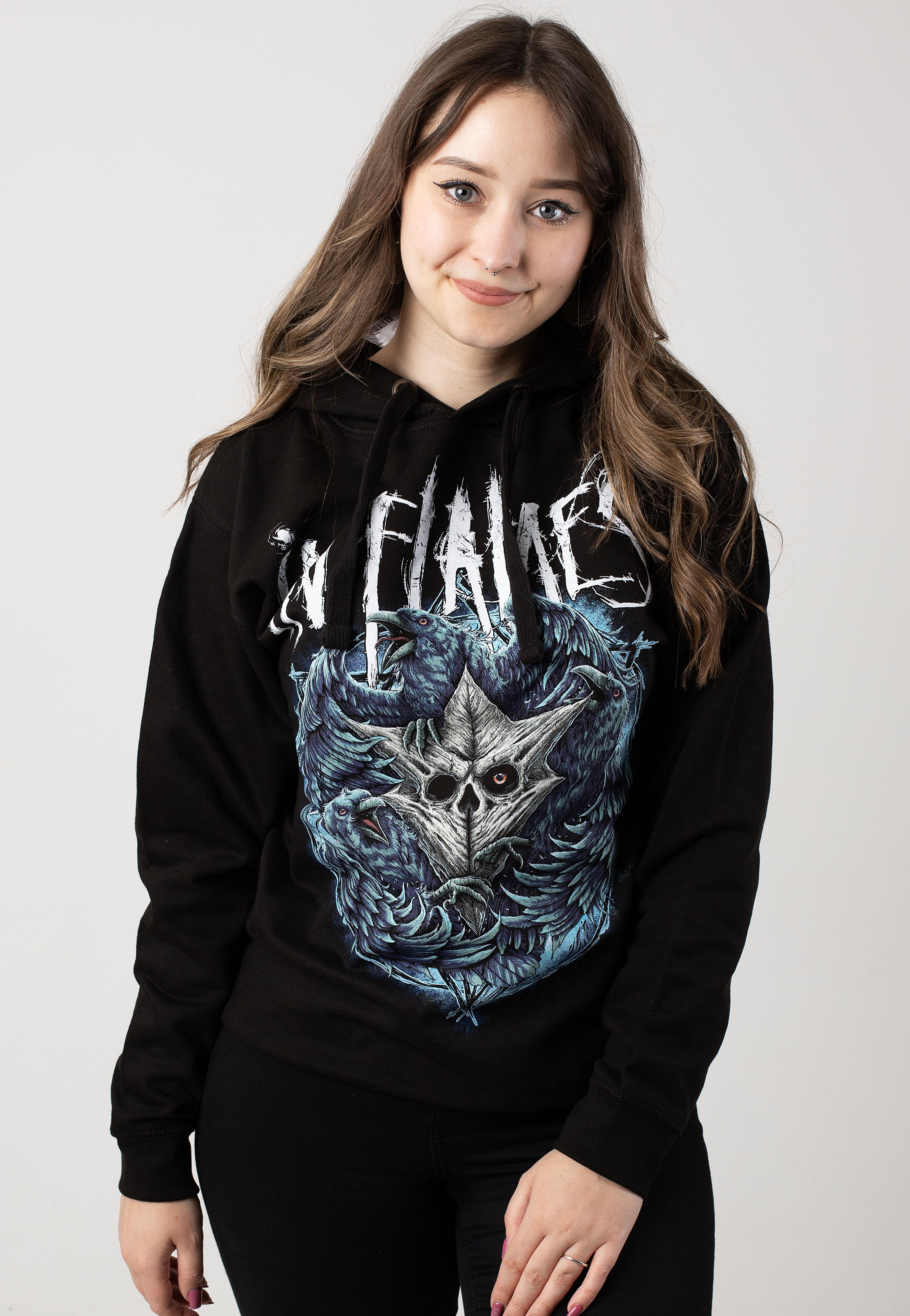 In Flames - Jesterhead Raven - Hoodie | Women-Image