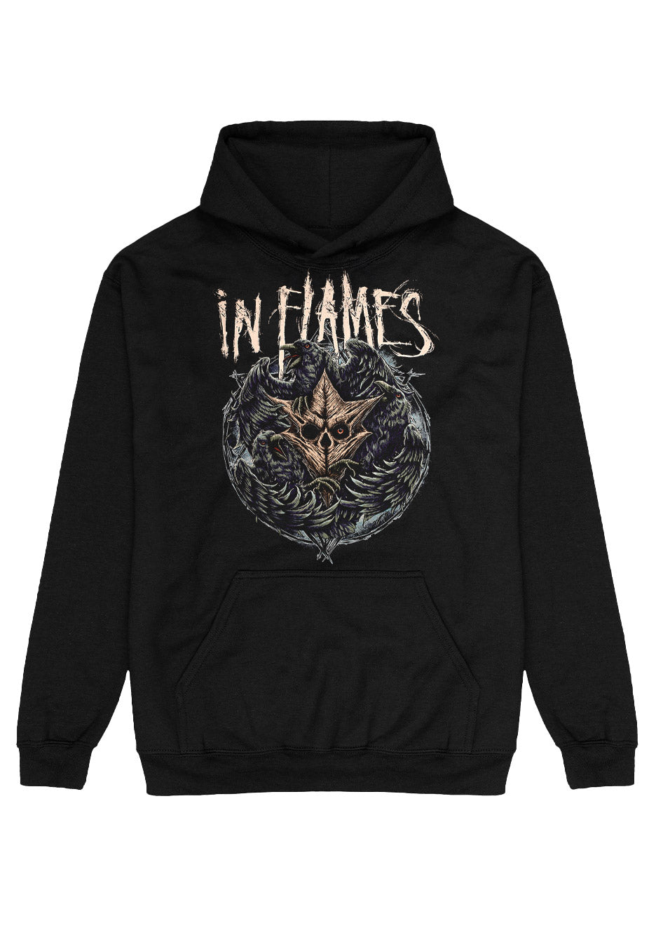 In Flames - Jesterhead Raven - Hoodie | Neutral-Image