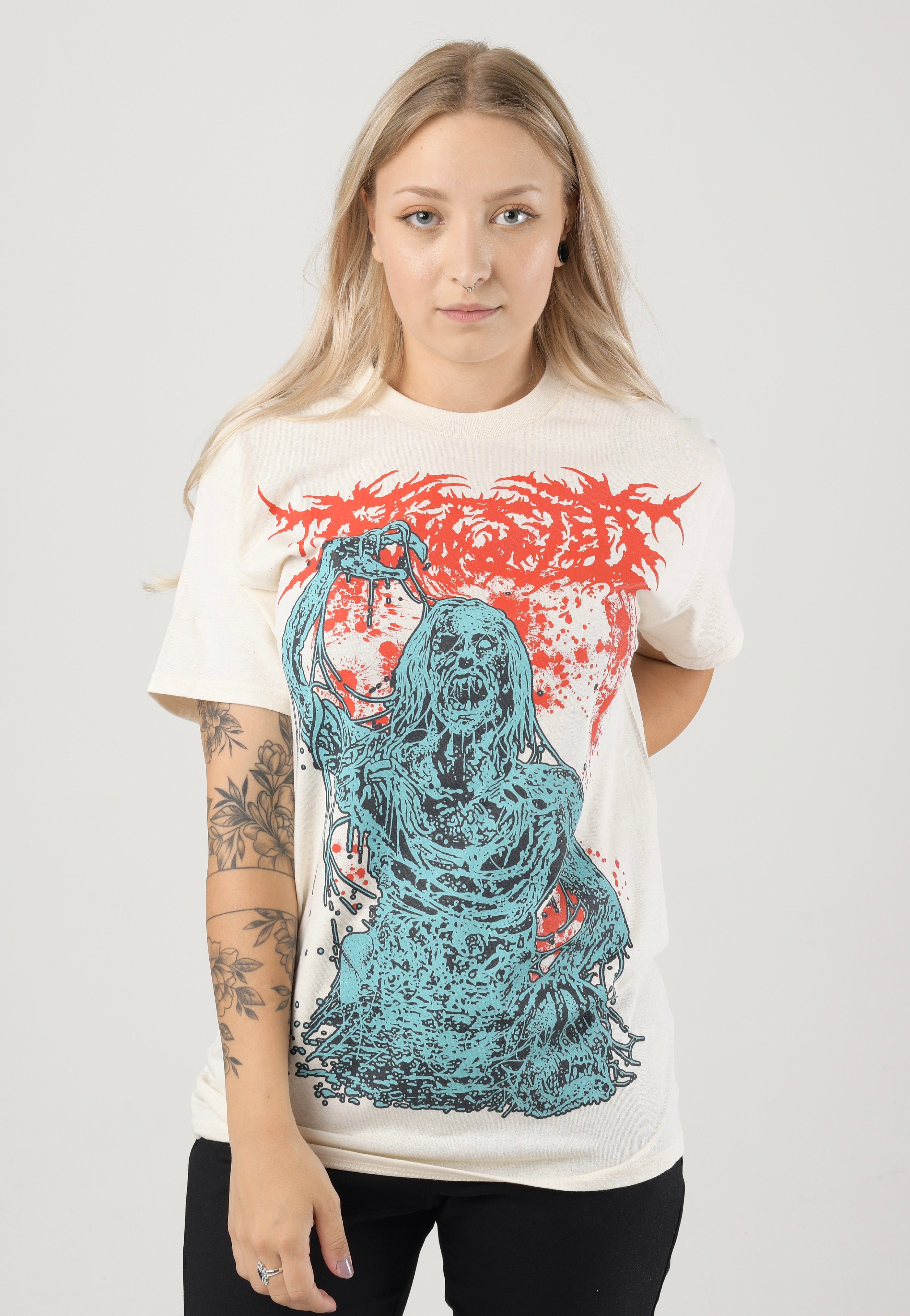 Ingested - Consumed With Spite Natural - T-Shirt | Women-Image