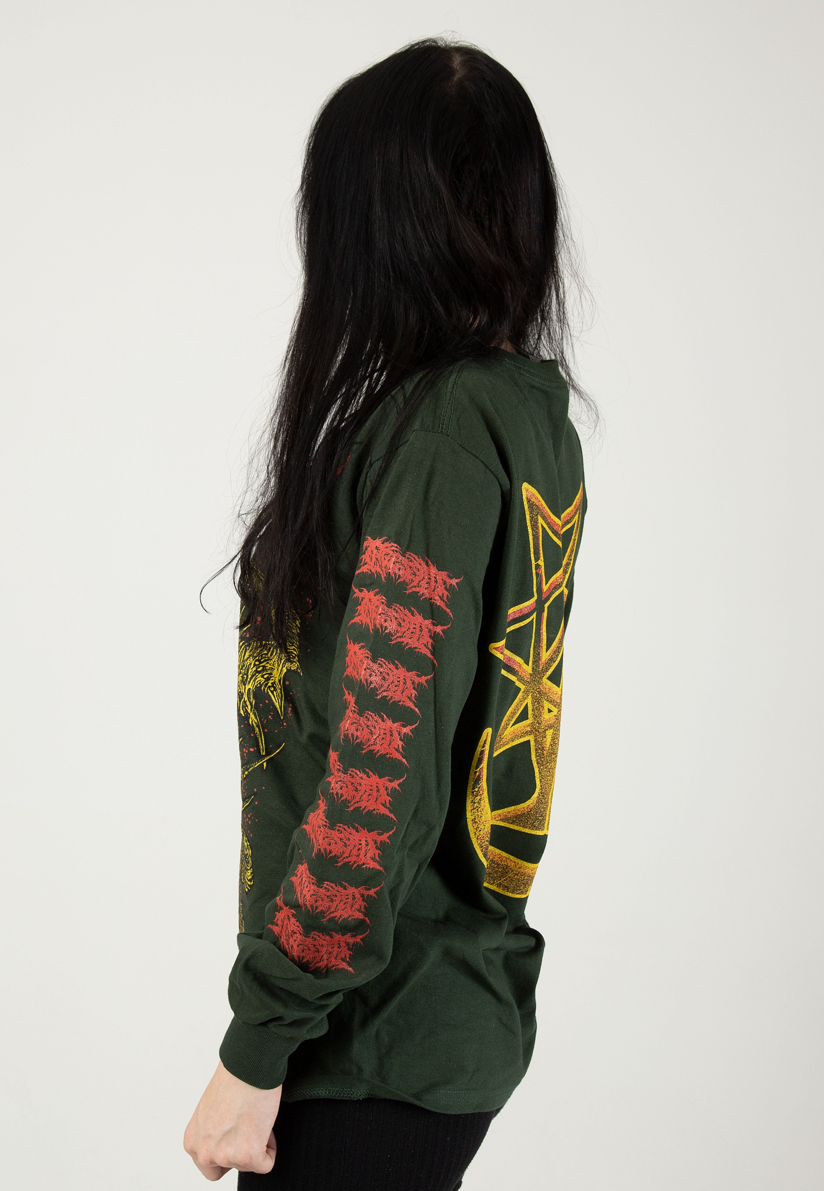 Ingested - Contagion Forest Green - Longsleeve | Women-Image