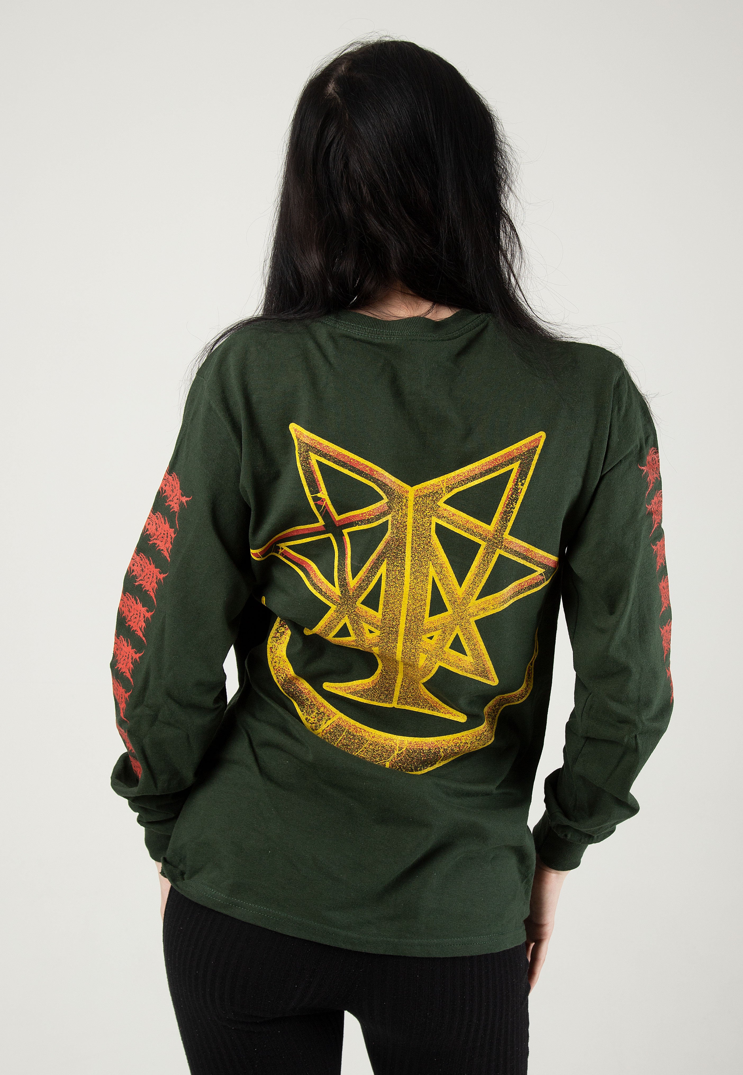 Ingested - Contagion Forest Green - Longsleeve | Women-Image