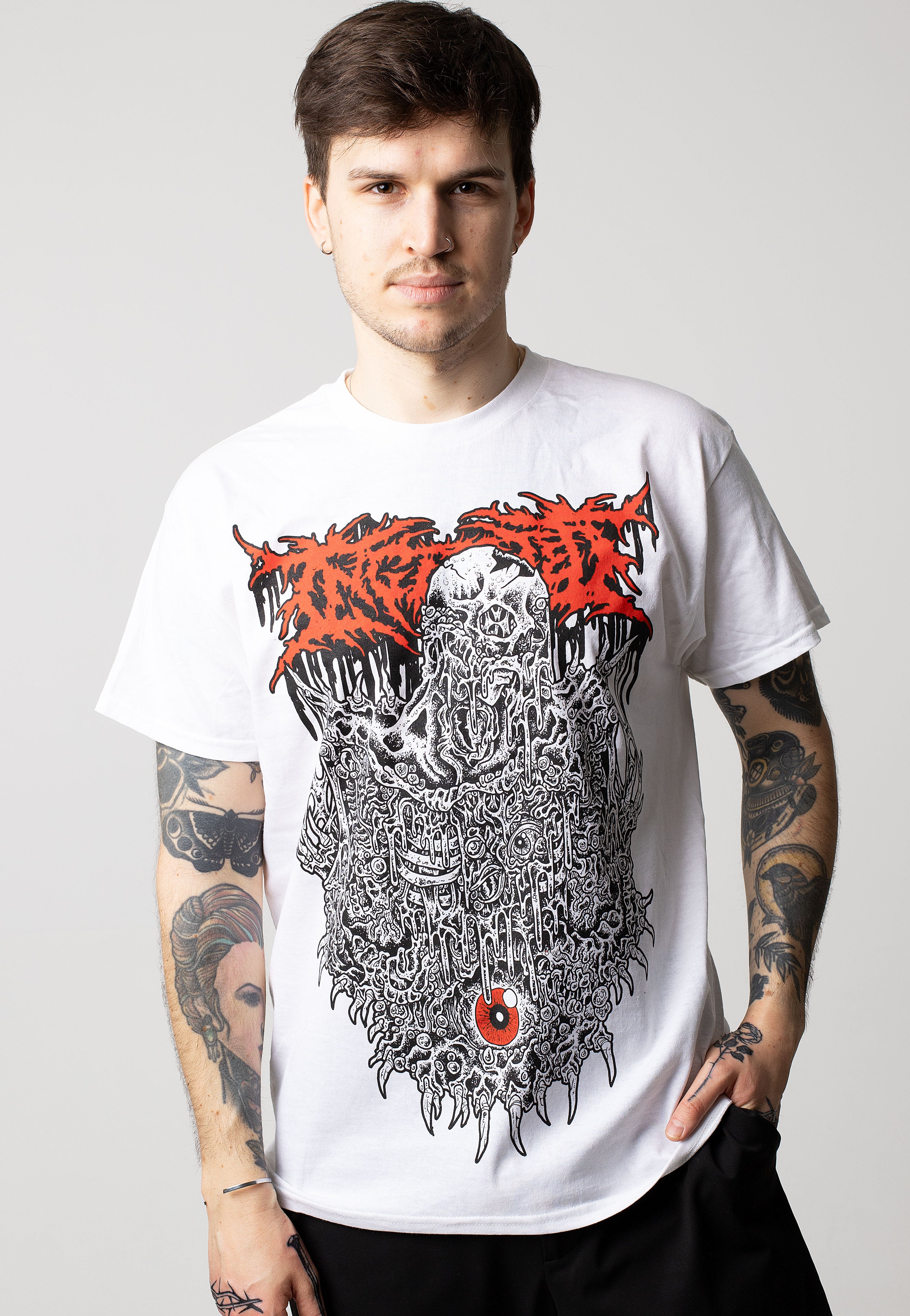 Ingested - In The Eye Of Death White - T-Shirt | Men-Image