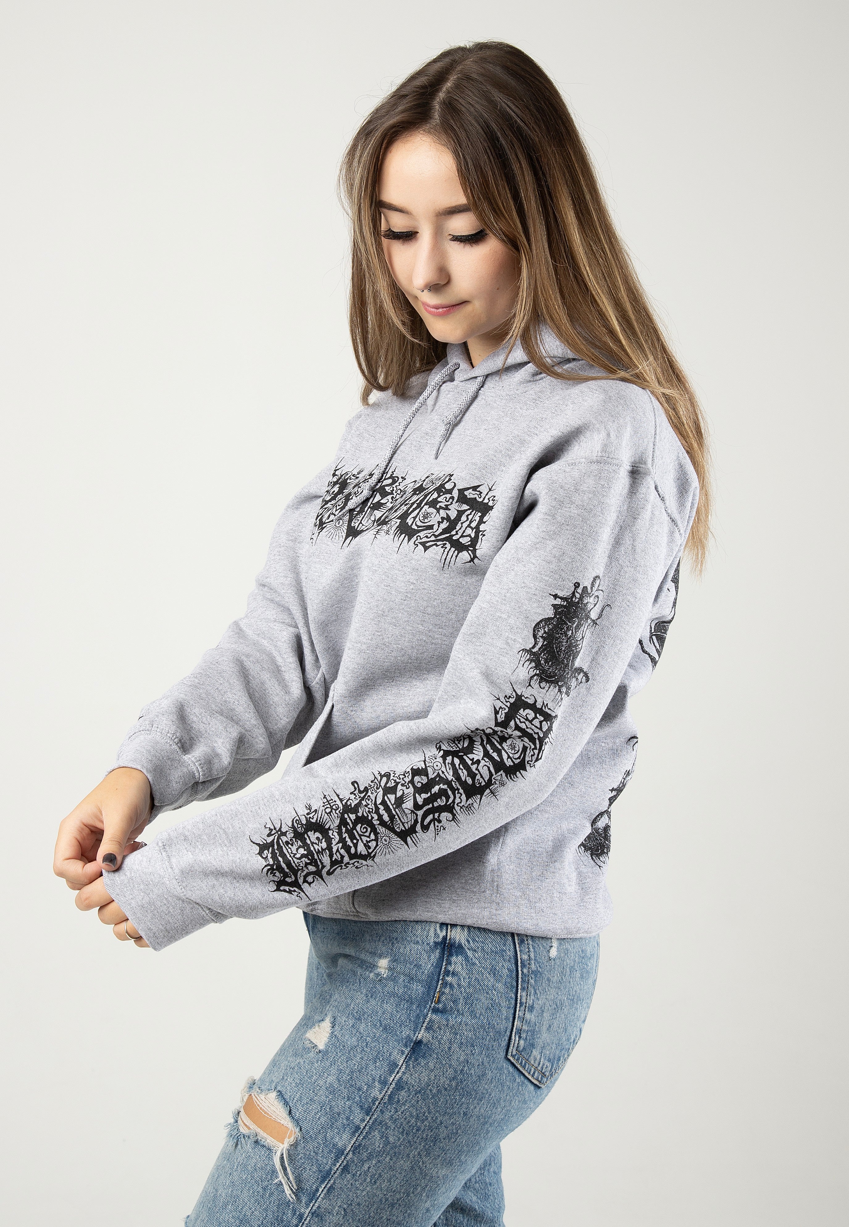 Ingested - Philosopheme Sportsgrey - Hoodie | Women-Image