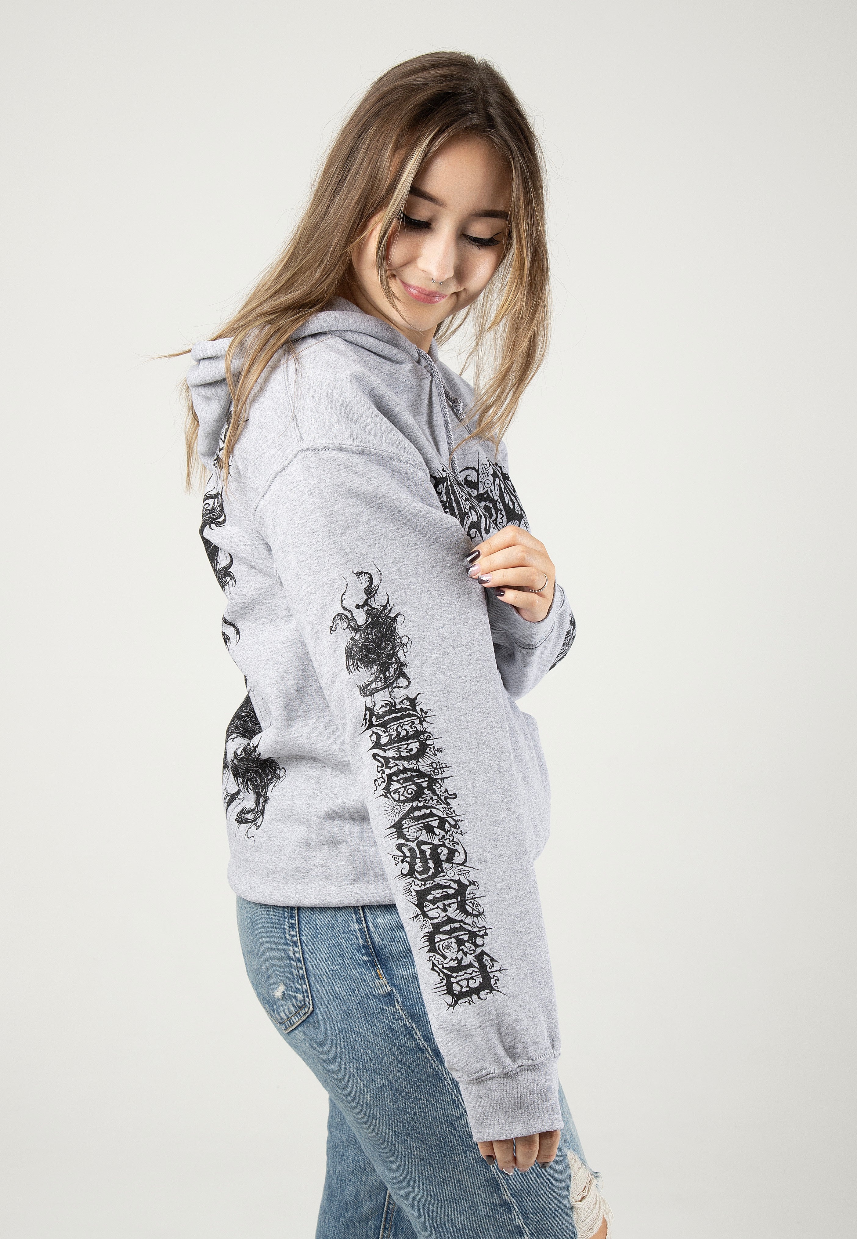 Ingested - Philosopheme Sportsgrey - Hoodie | Women-Image