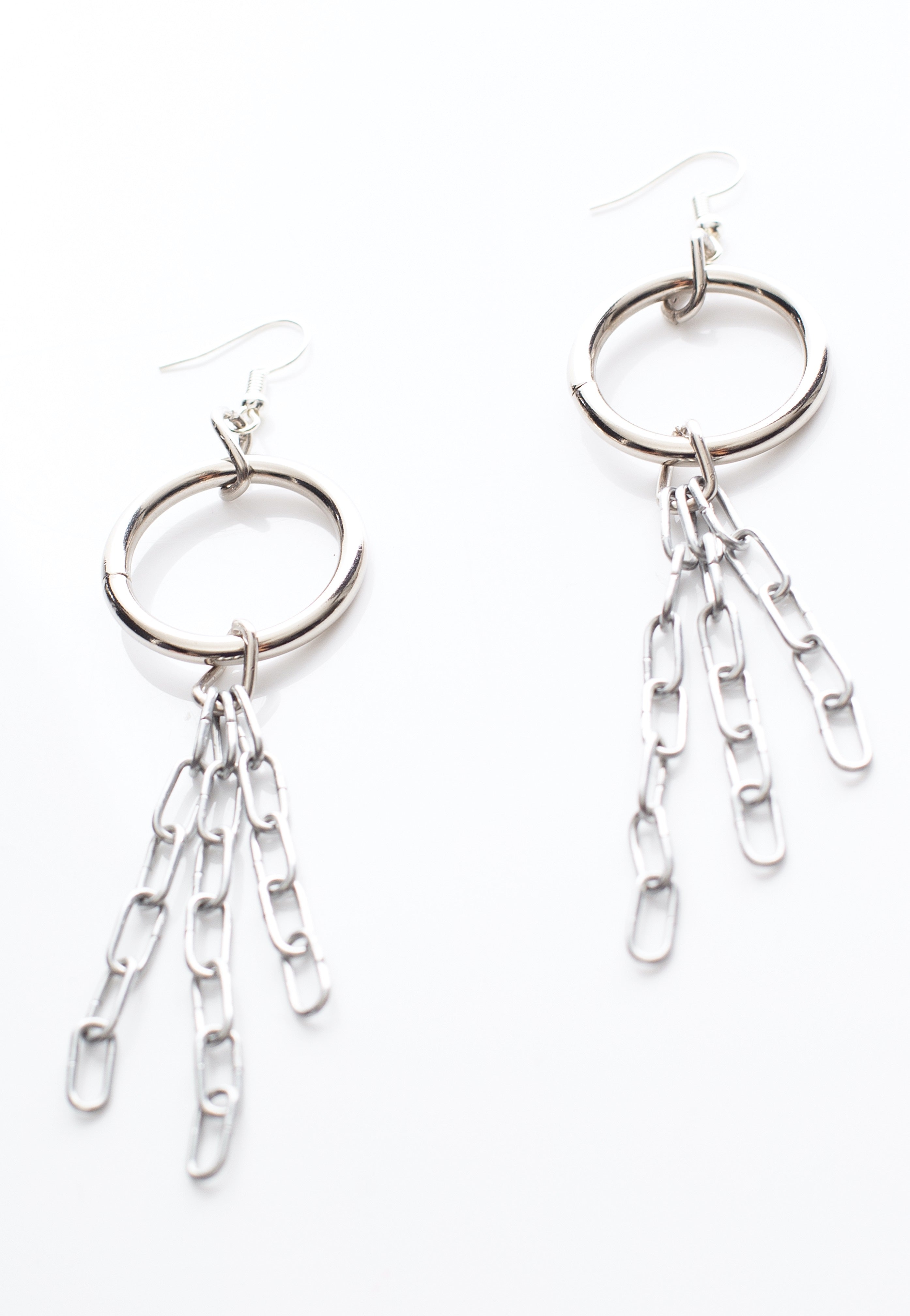 InternetXDoll - Damian Silver - Earrings | Neutral-Image