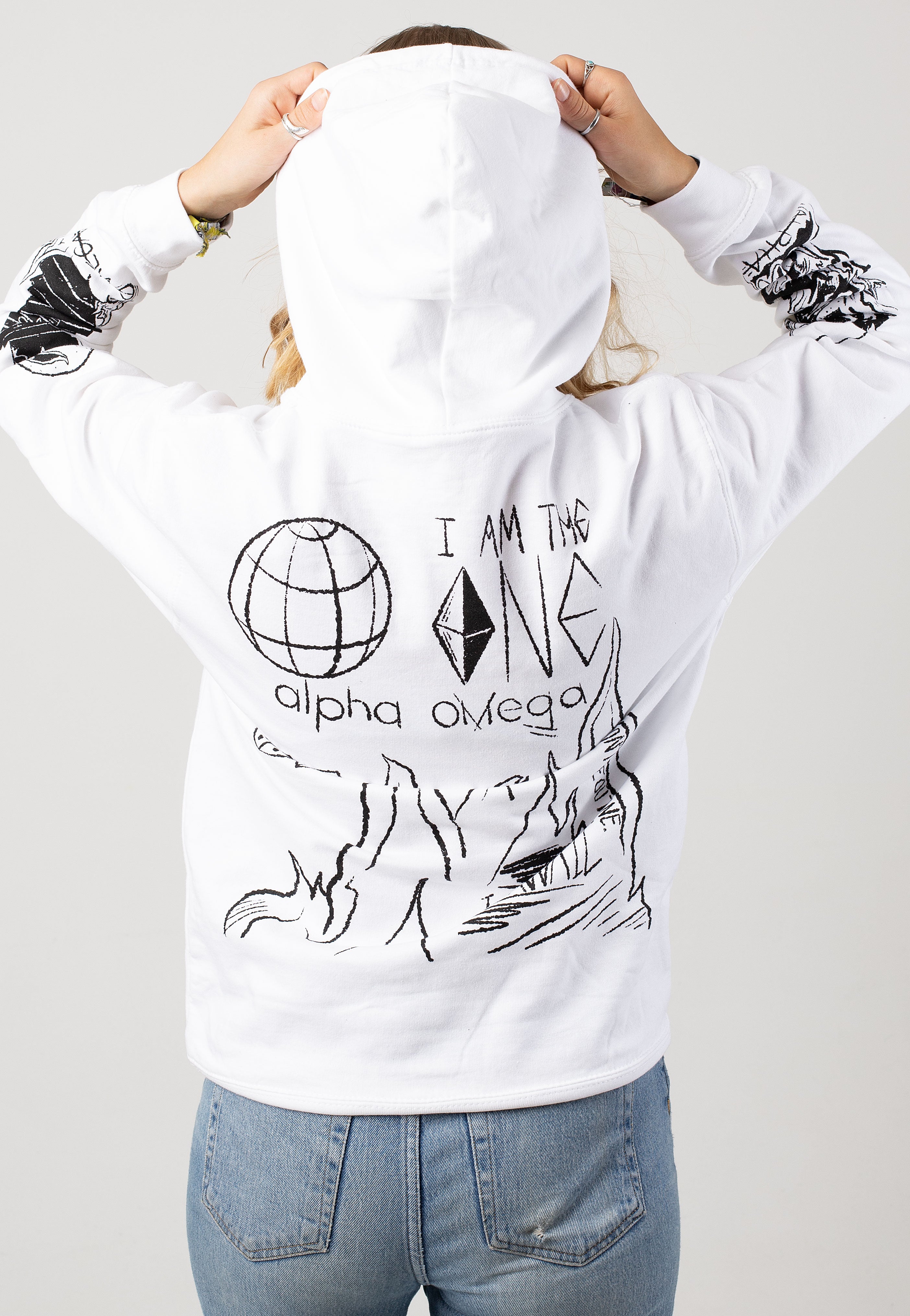 I Prevail - Alpha Omega White - Hoodie | Women-Image