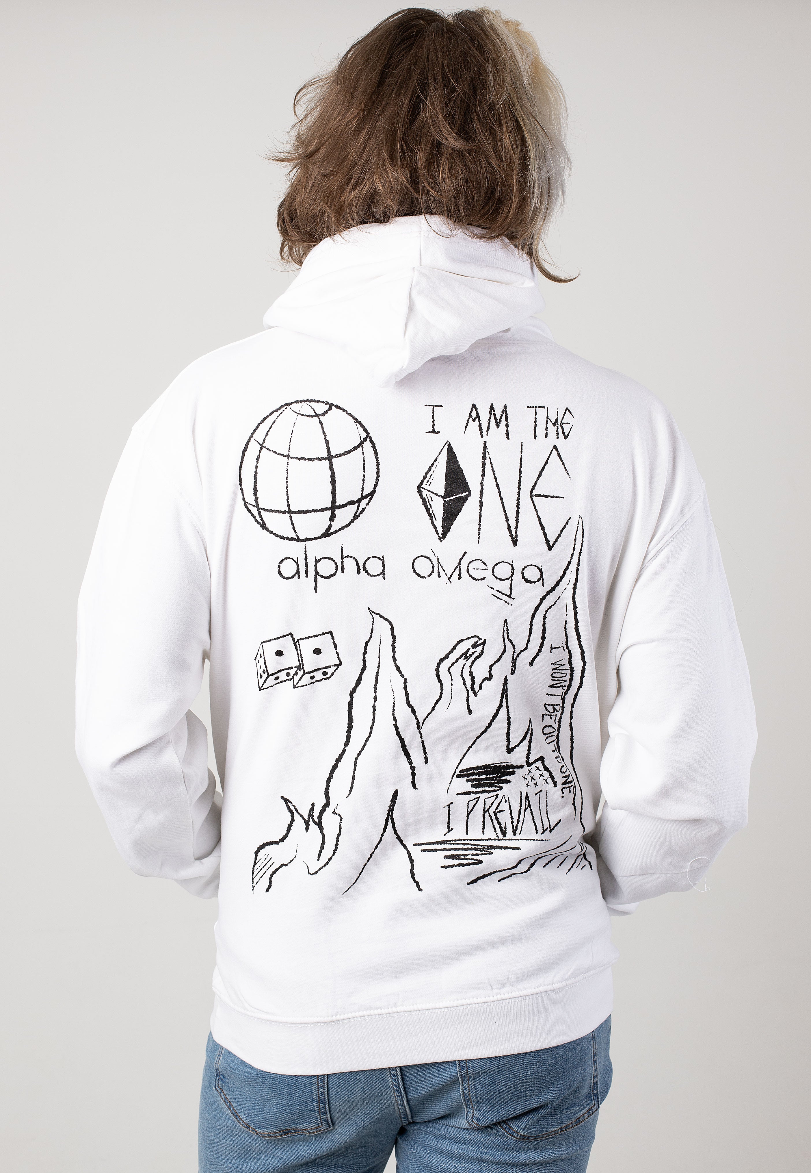 I Prevail - Alpha Omega White - Hoodie | Men-Image