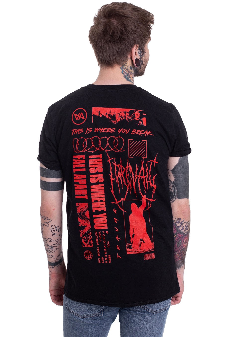 I Prevail - Black Metal Collage - T-Shirt | Men-Image