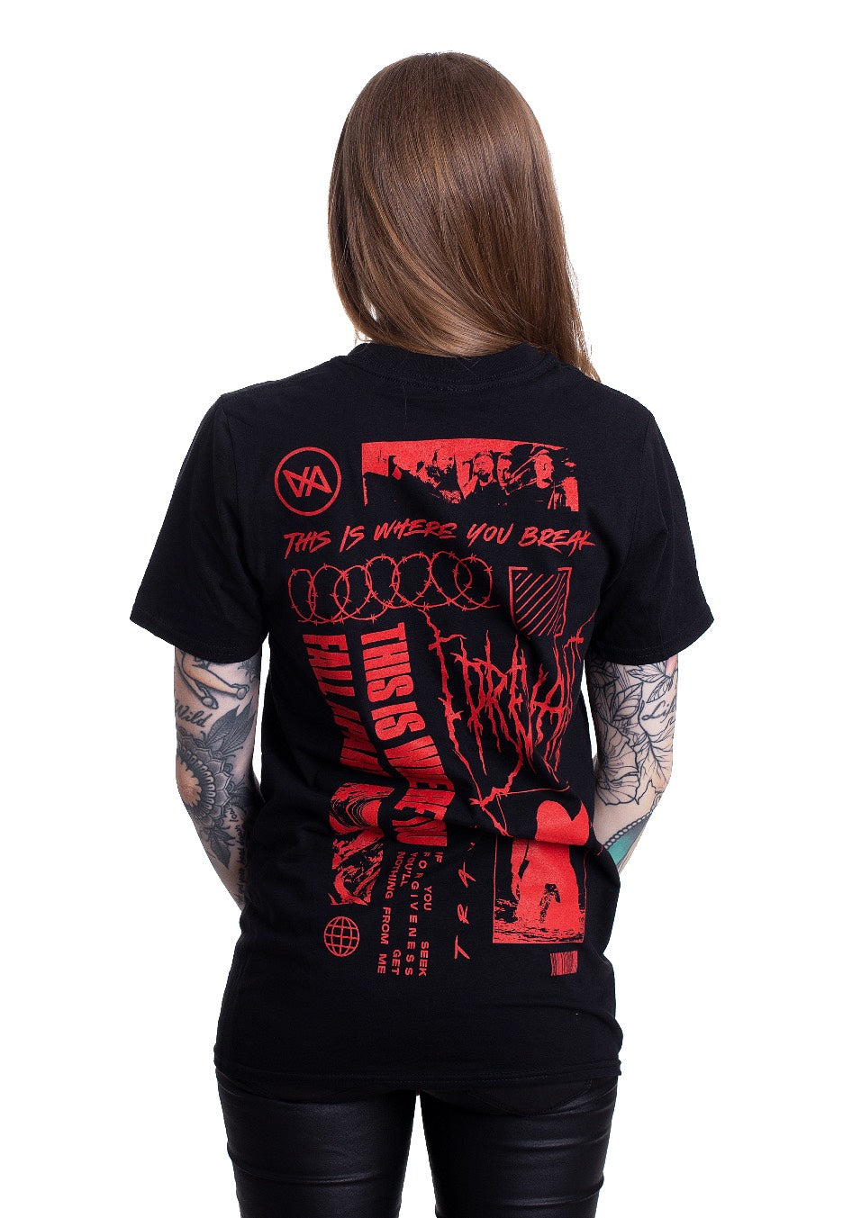 I Prevail - Black Metal Collage - T-Shirt | Women-Image