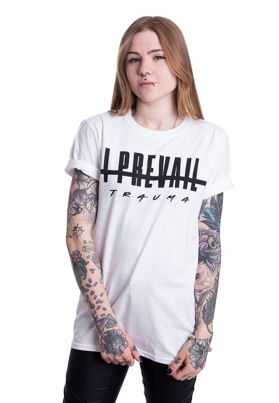 I Prevail - Diagonal White - T-Shirt | Women-Image