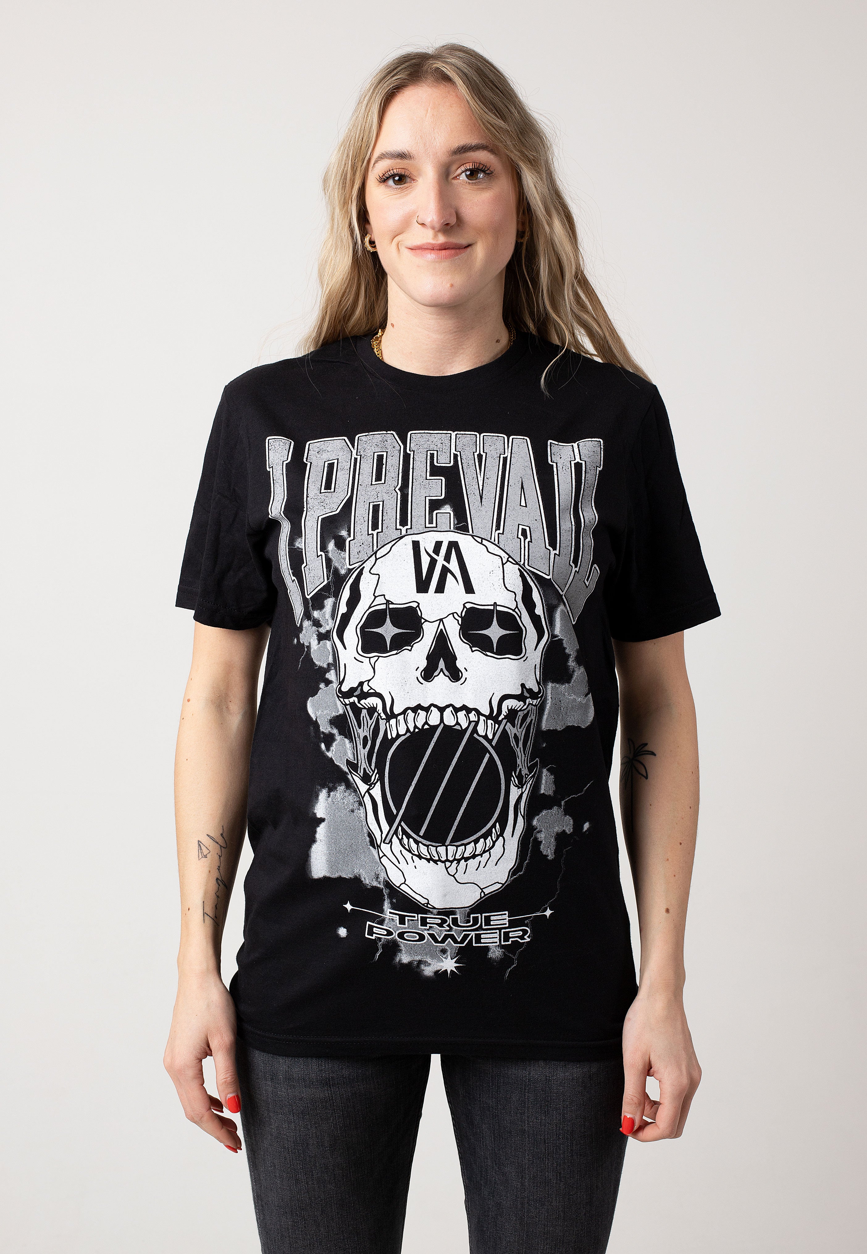 I Prevail - True Power Rowdy Skull - T-Shirt | Women-Image