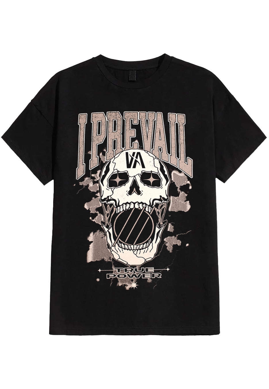 I Prevail - True Power Rowdy Skull - T-Shirt | Neutral-Image