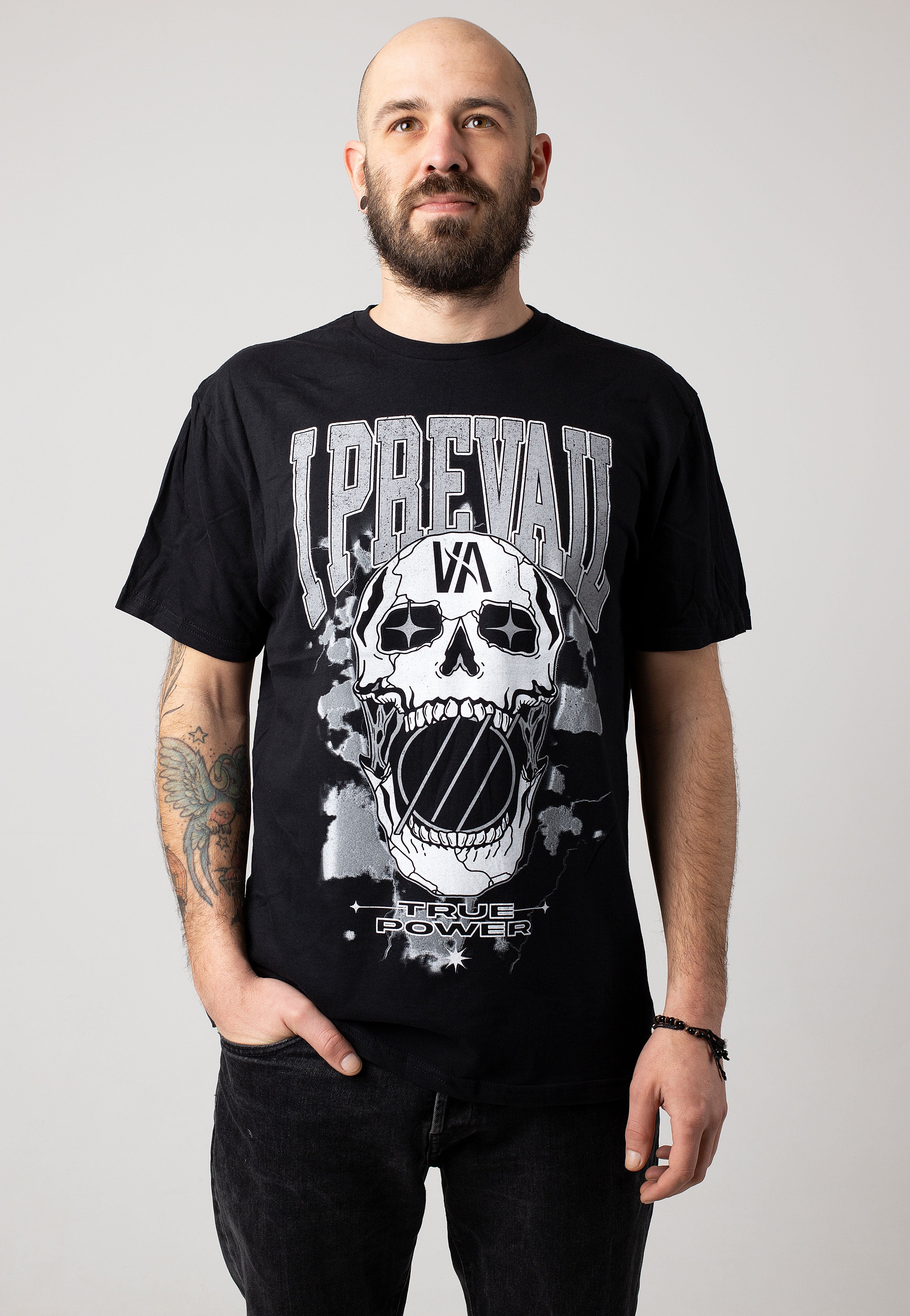 I Prevail - True Power Rowdy Skull - T-Shirt | Men-Image