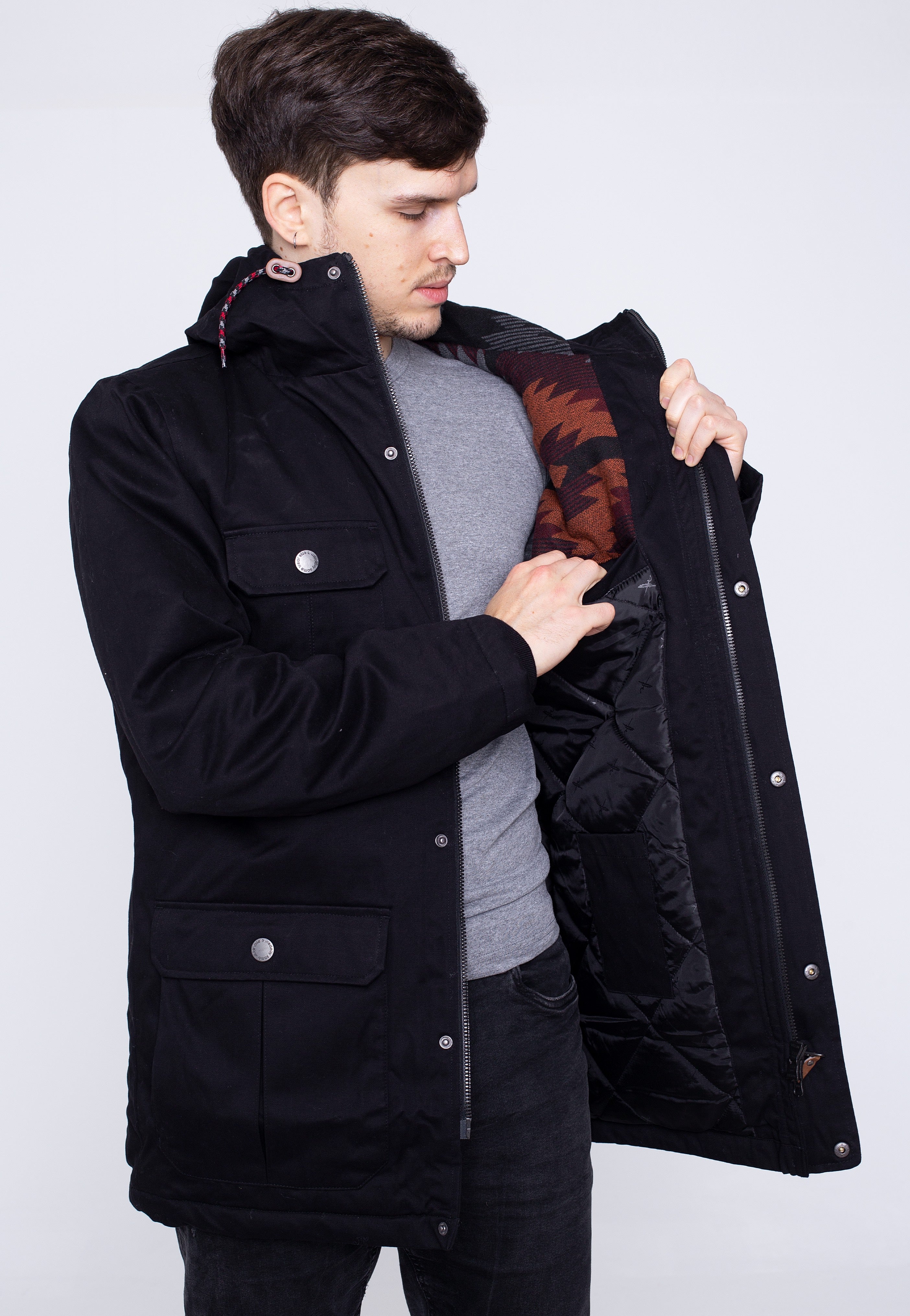 Iriedaily - Wonderer Black - Jacket | Men-Image