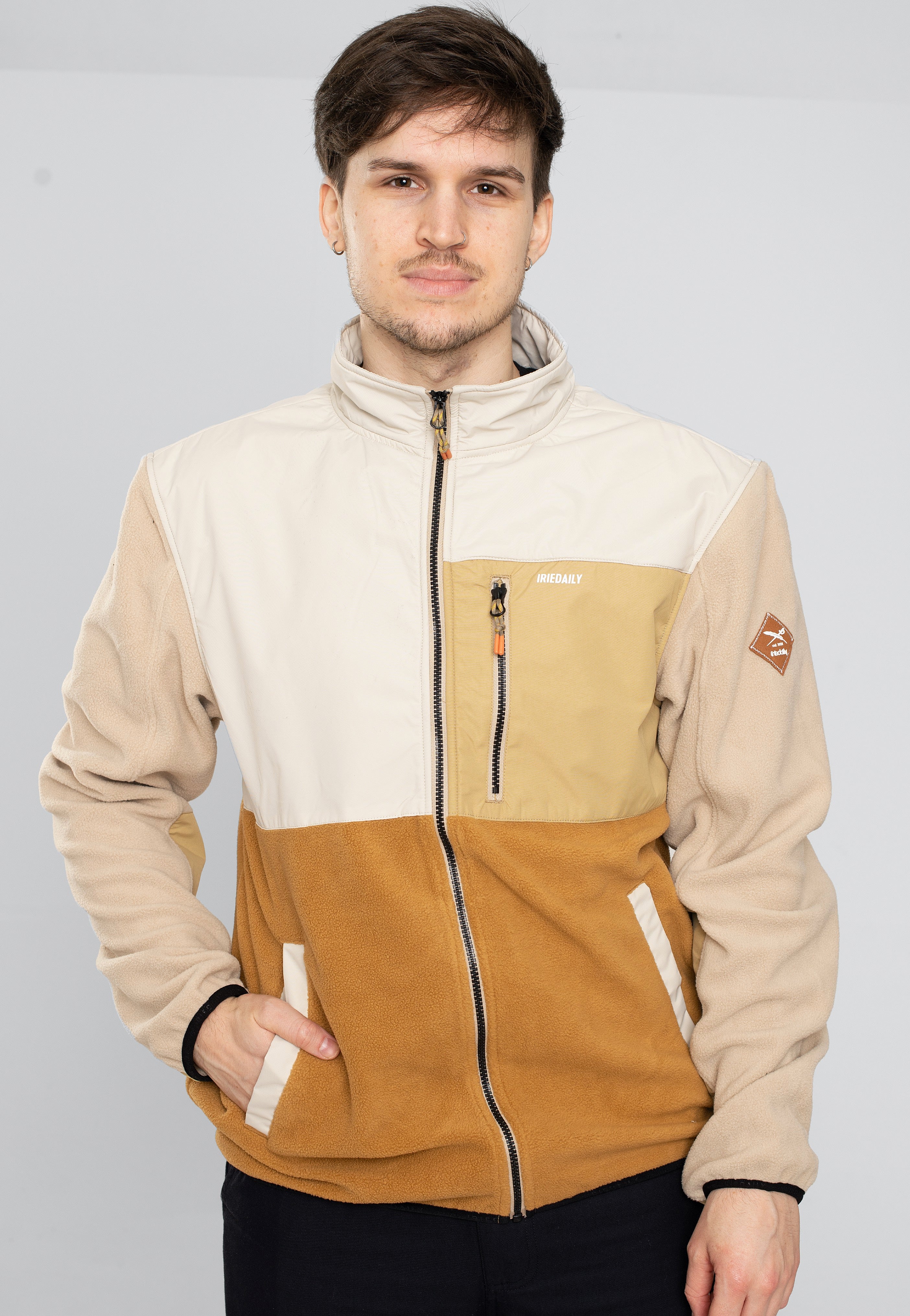 Iriedaily - Auf Deck Fleece Khaki - Jacket | Men-Image