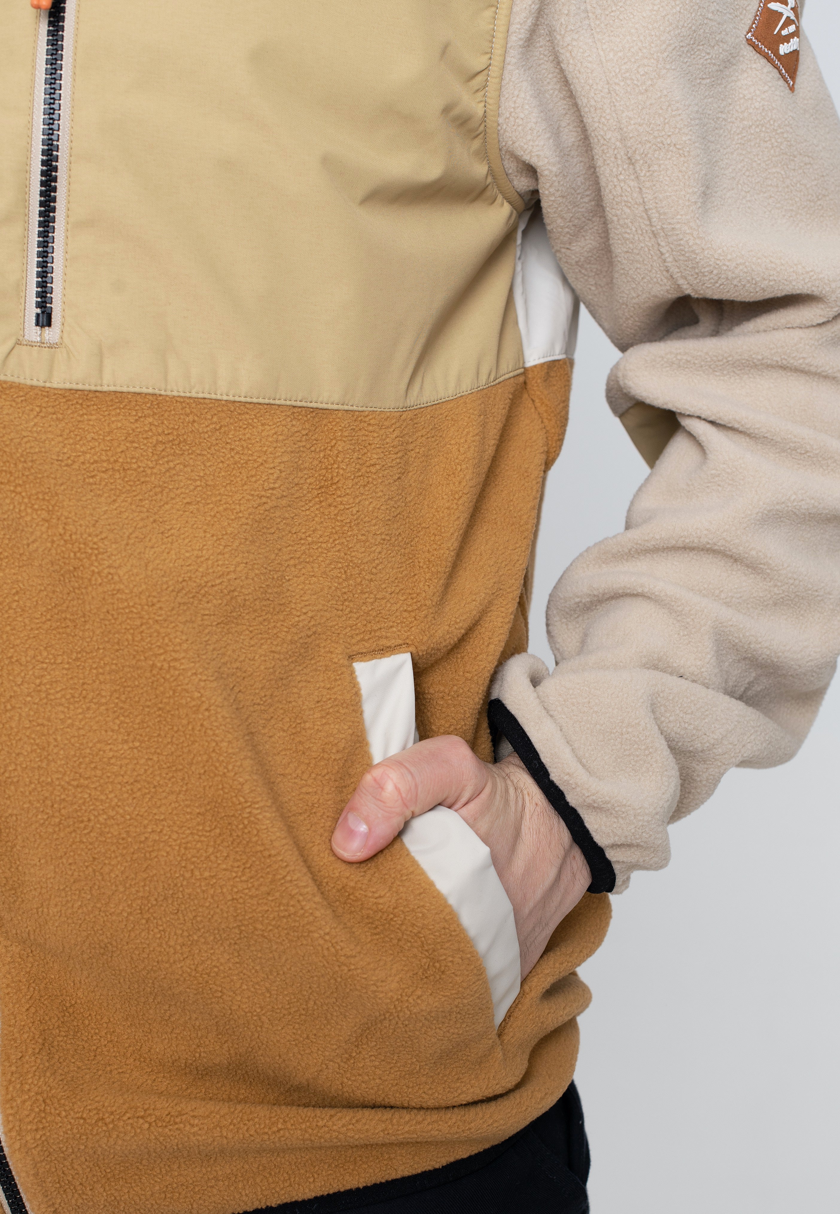 Iriedaily - Auf Deck Fleece Khaki - Jacket | Men-Image