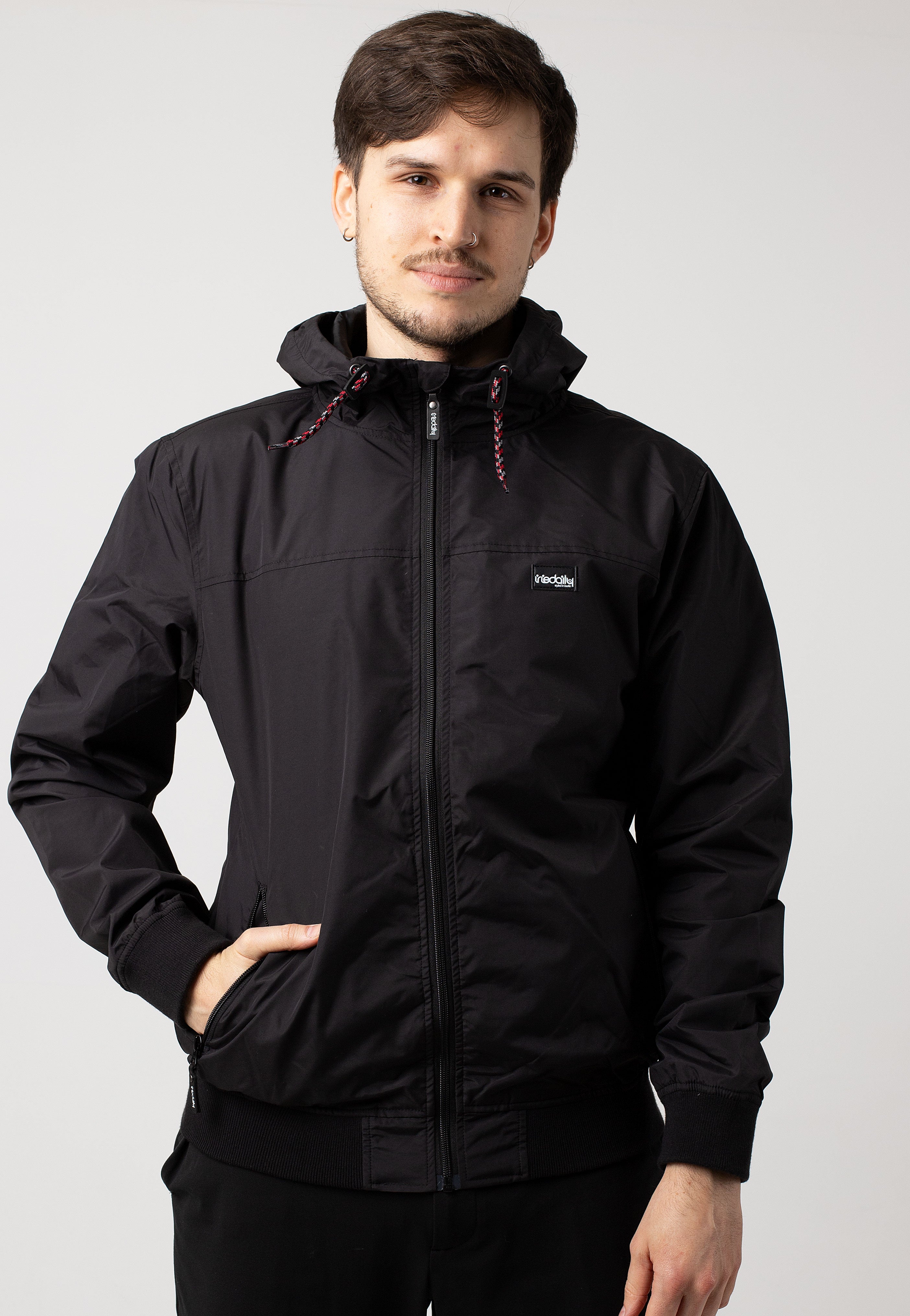 Iriedaily - Auf Deck Uni Black - Jacket | Men-Image