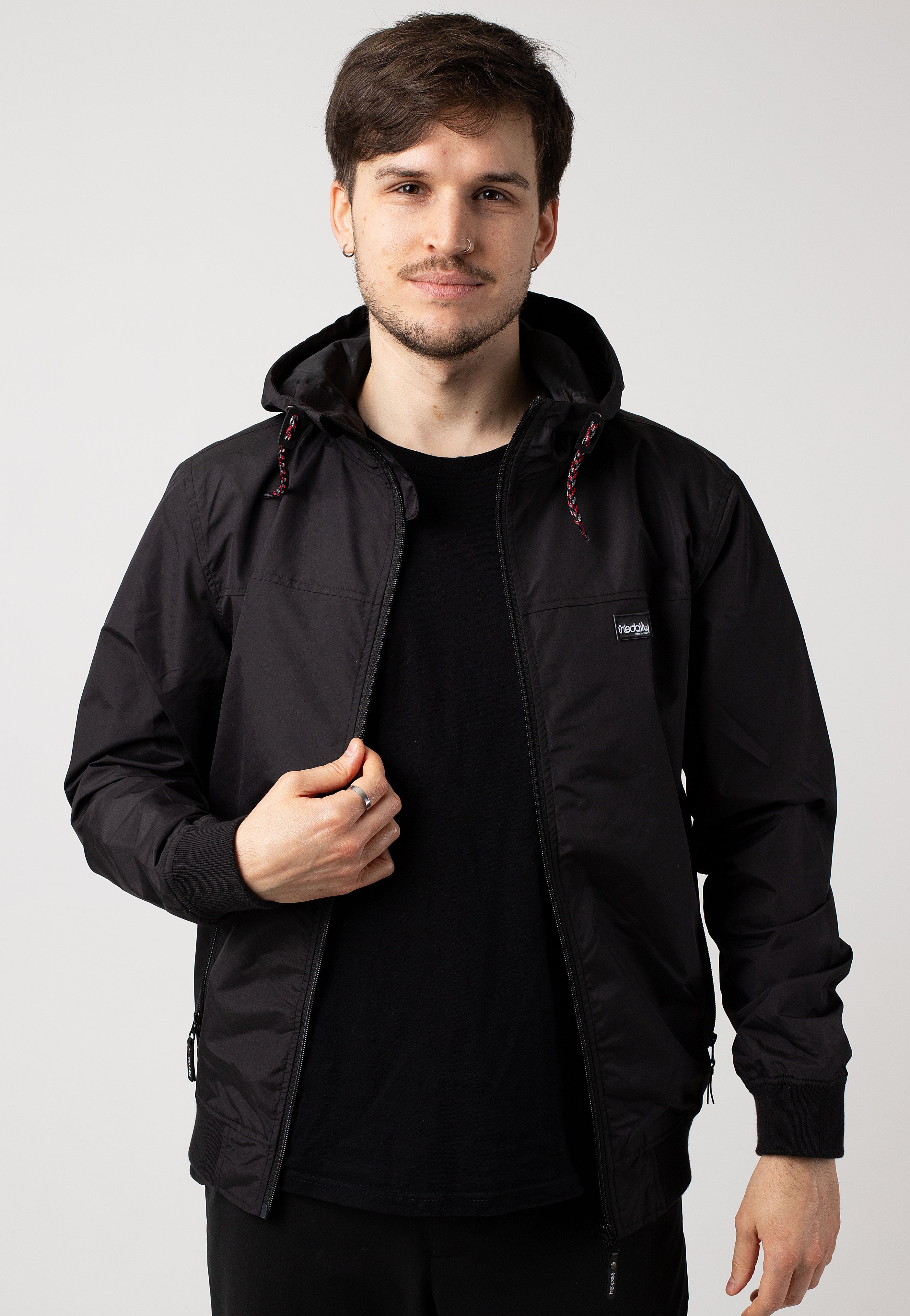 Iriedaily - Auf Deck Uni Black - Jacket | Men-Image