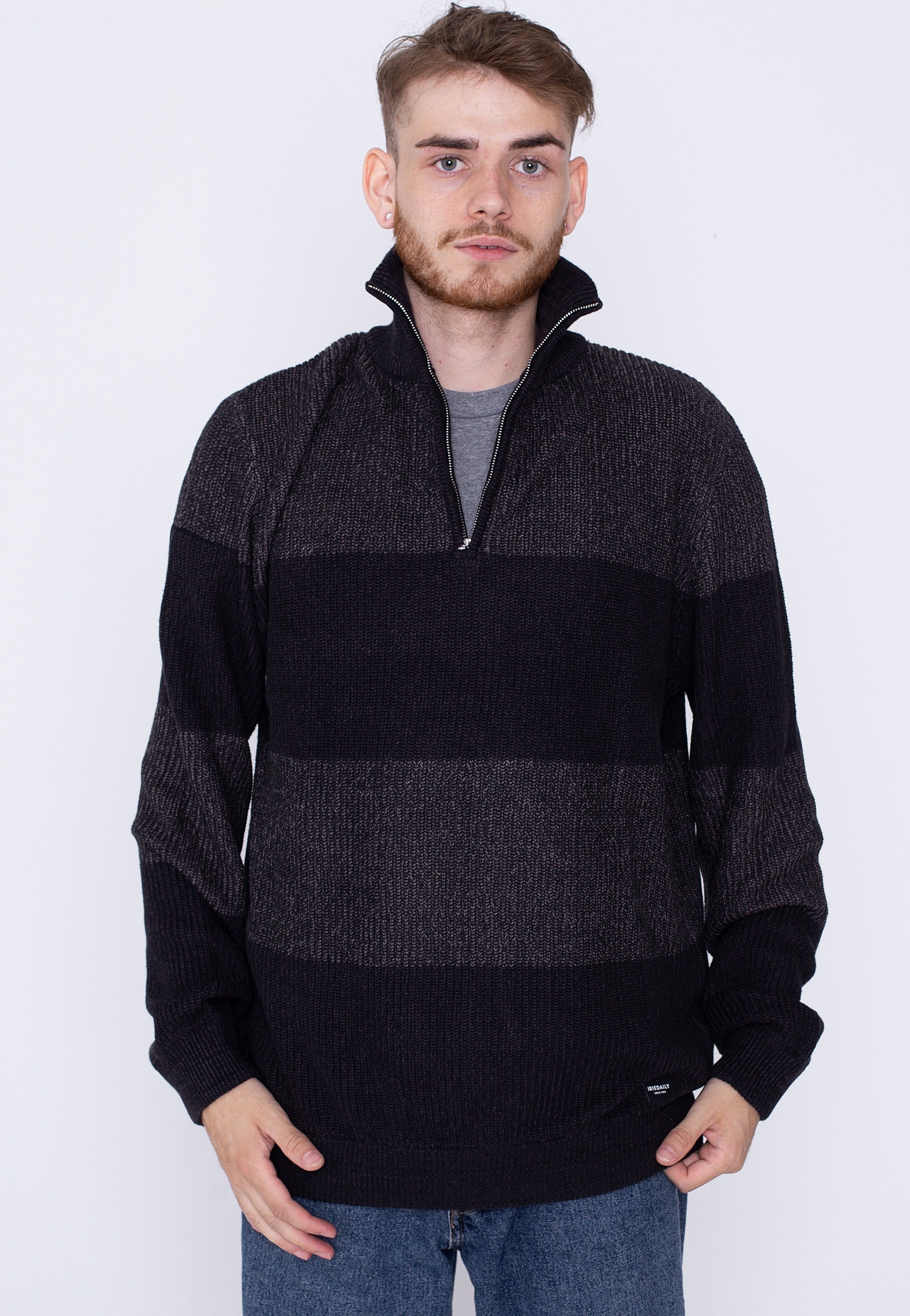 Iriedaily - Basico Knit Black - Pullover | Men-Image