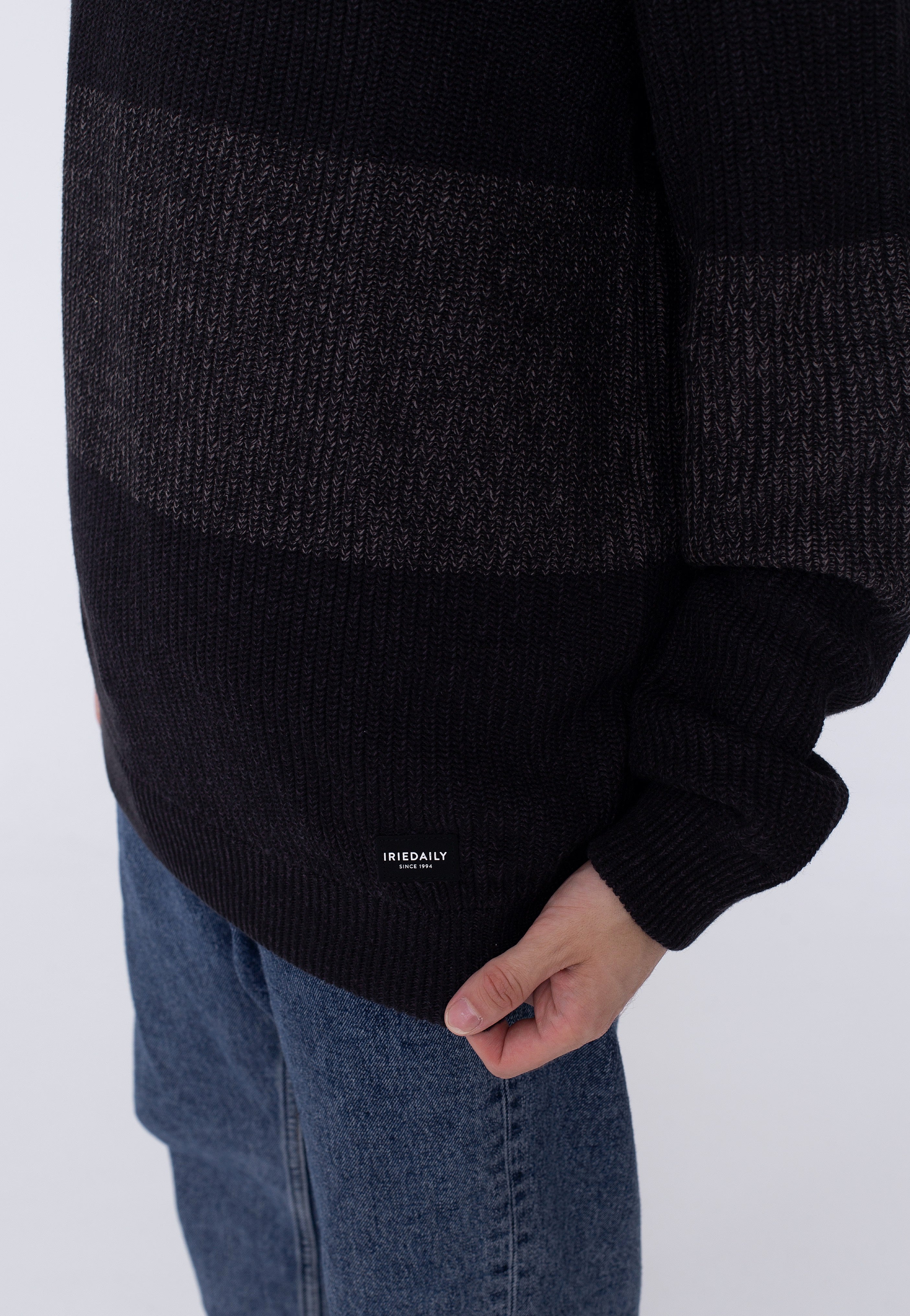 Iriedaily - Basico Knit Black - Pullover | Men-Image