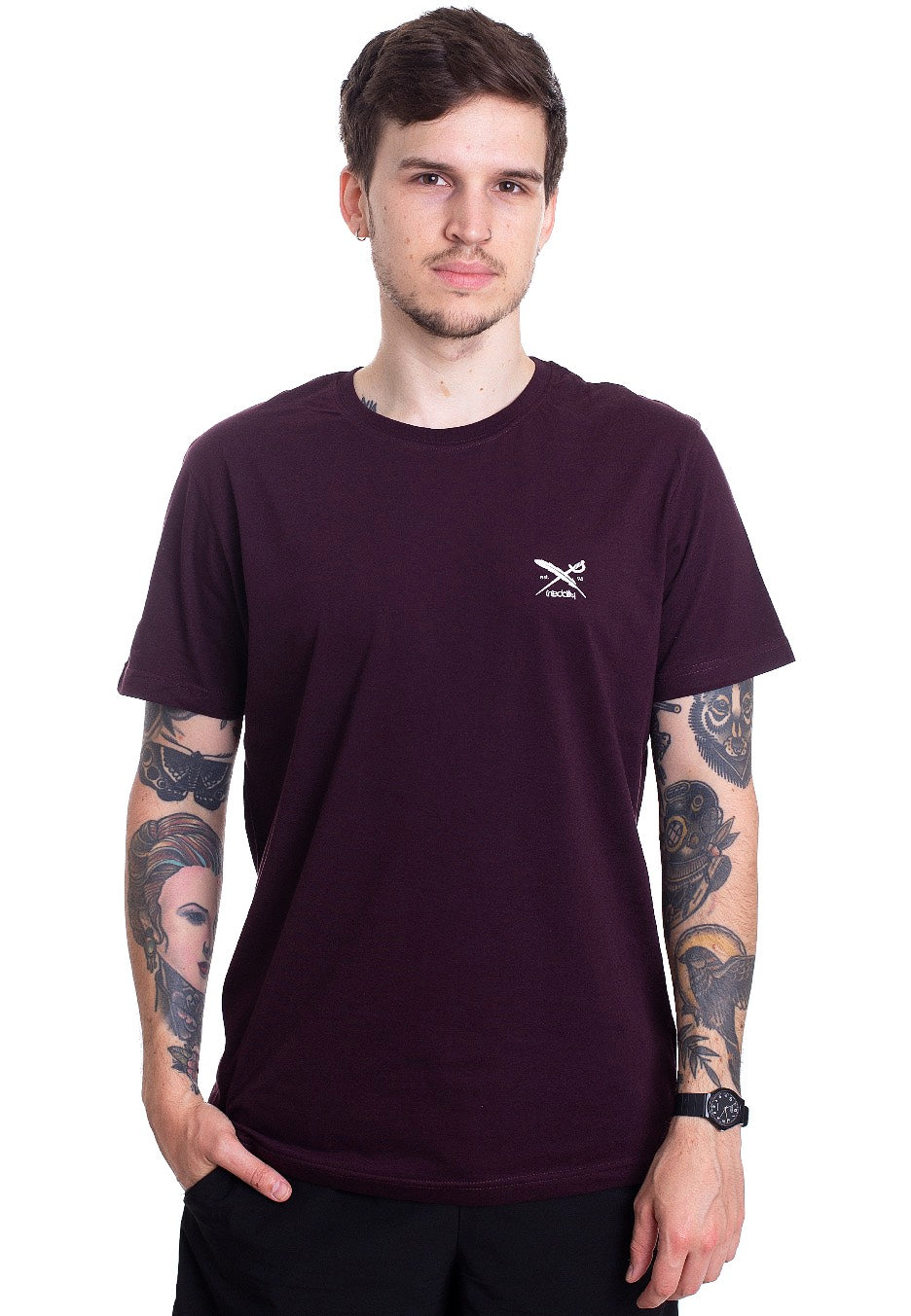 Iriedaily - Chestflag Aubergine - T-Shirt | Men-Image