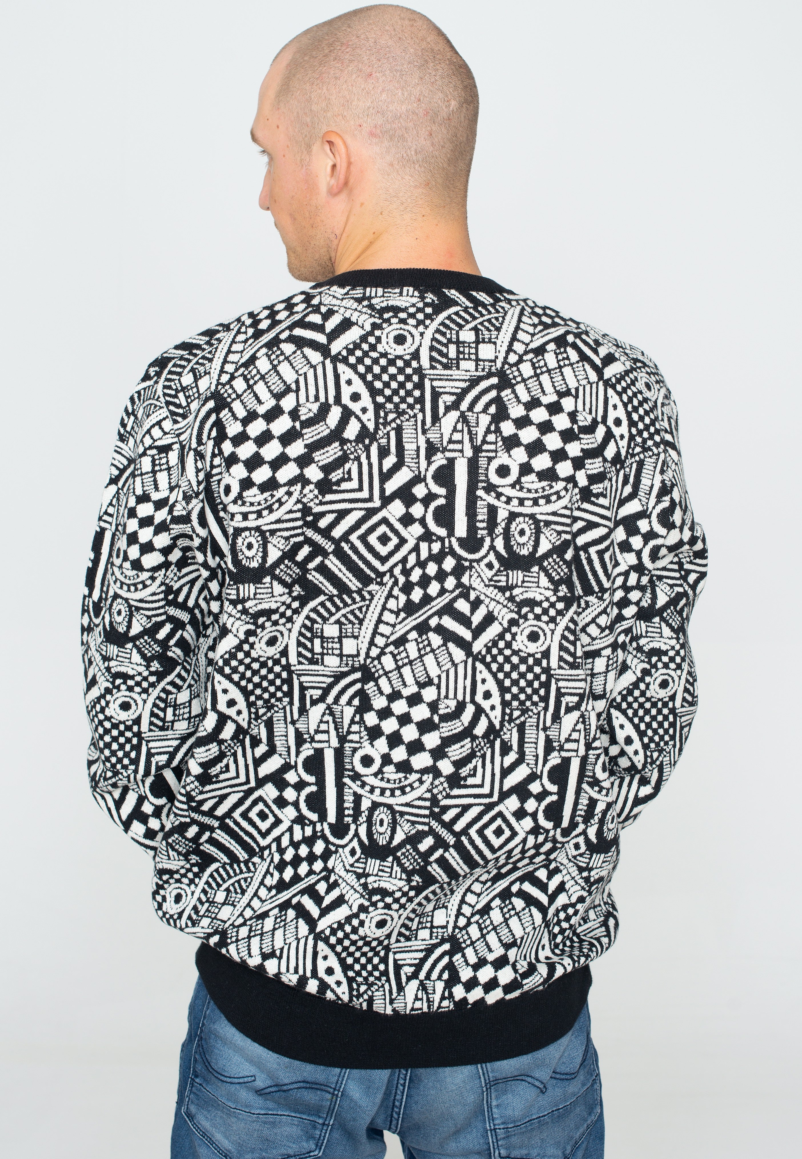 Iriedaily - Crazy Fresh Knit Black White - Pullover | Men-Image