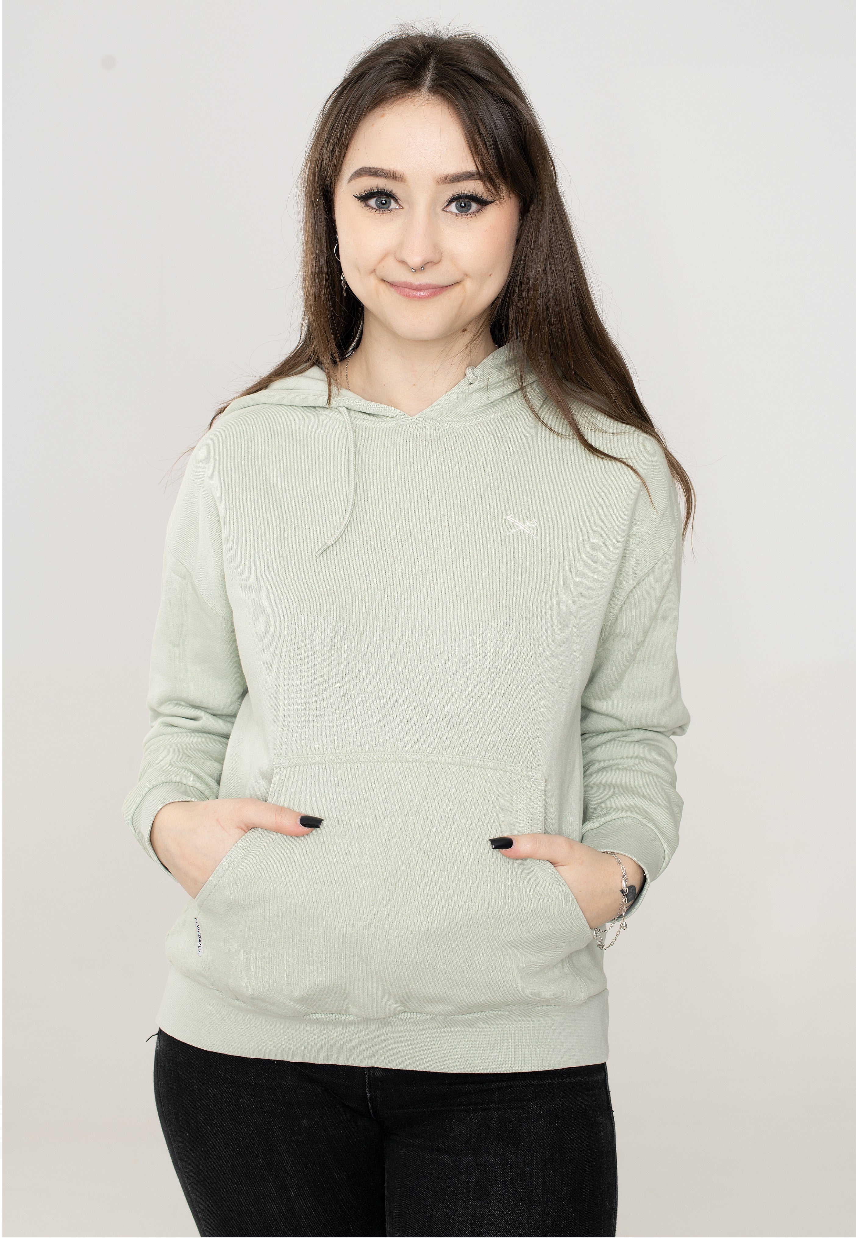 Iriedaily - Flagli Light Sage - Hoodie | Women-Image