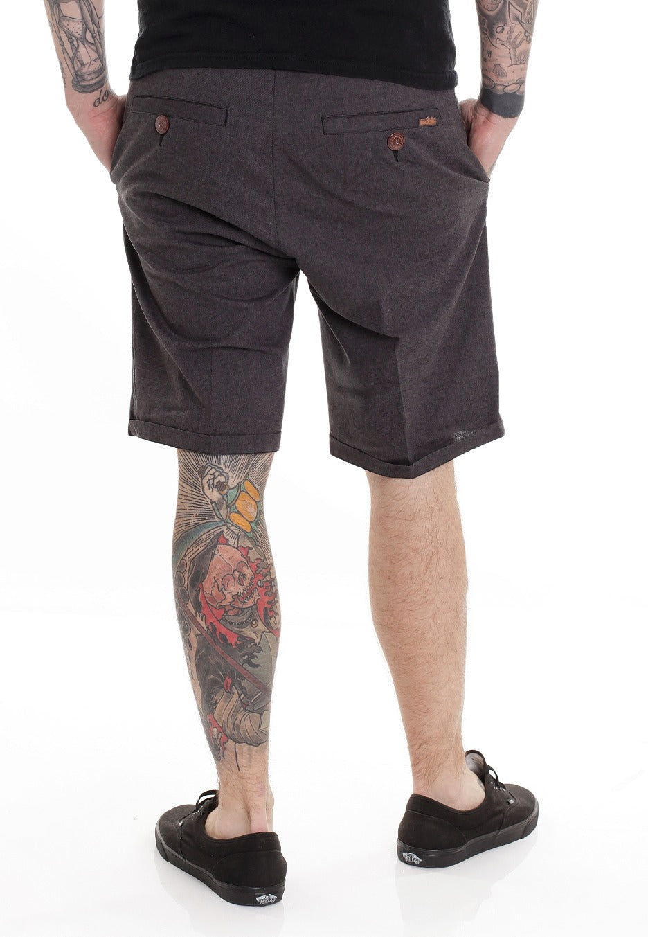 Iriedaily - Golfer Chambray Anthracite Melange - Shorts | Men-Image