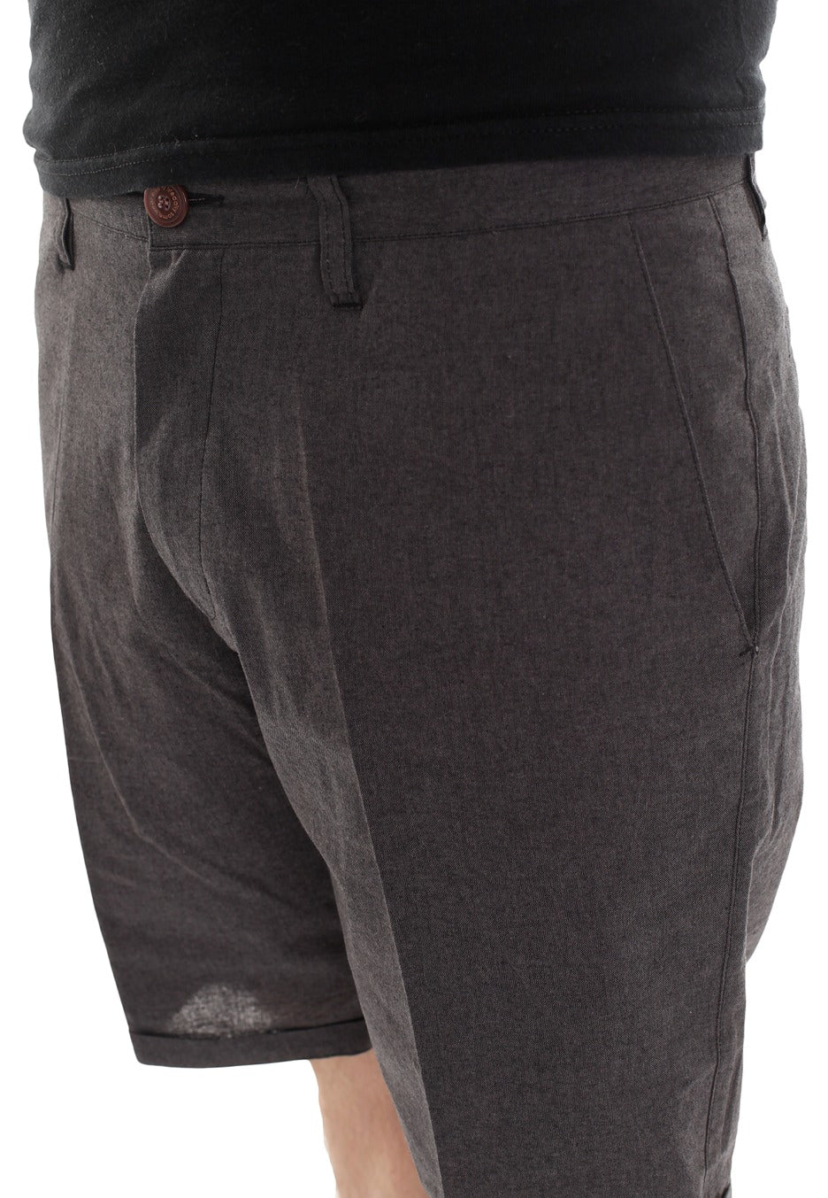 Iriedaily - Golfer Chambray Anthracite Melange - Shorts | Men-Image