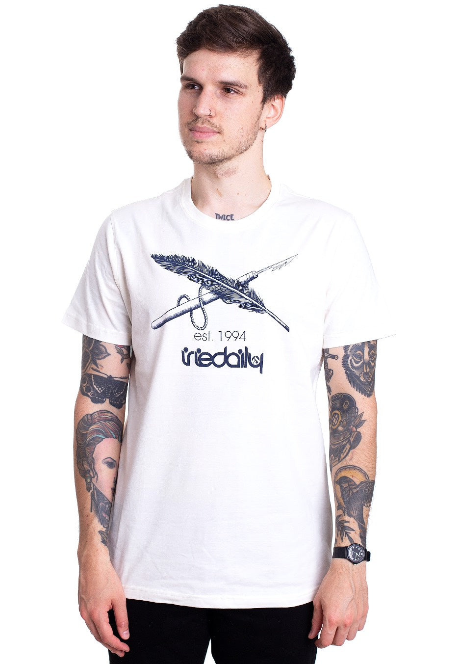 Iriedaily - Harpoon Flag Offwhite - T-Shirt | Men-Image