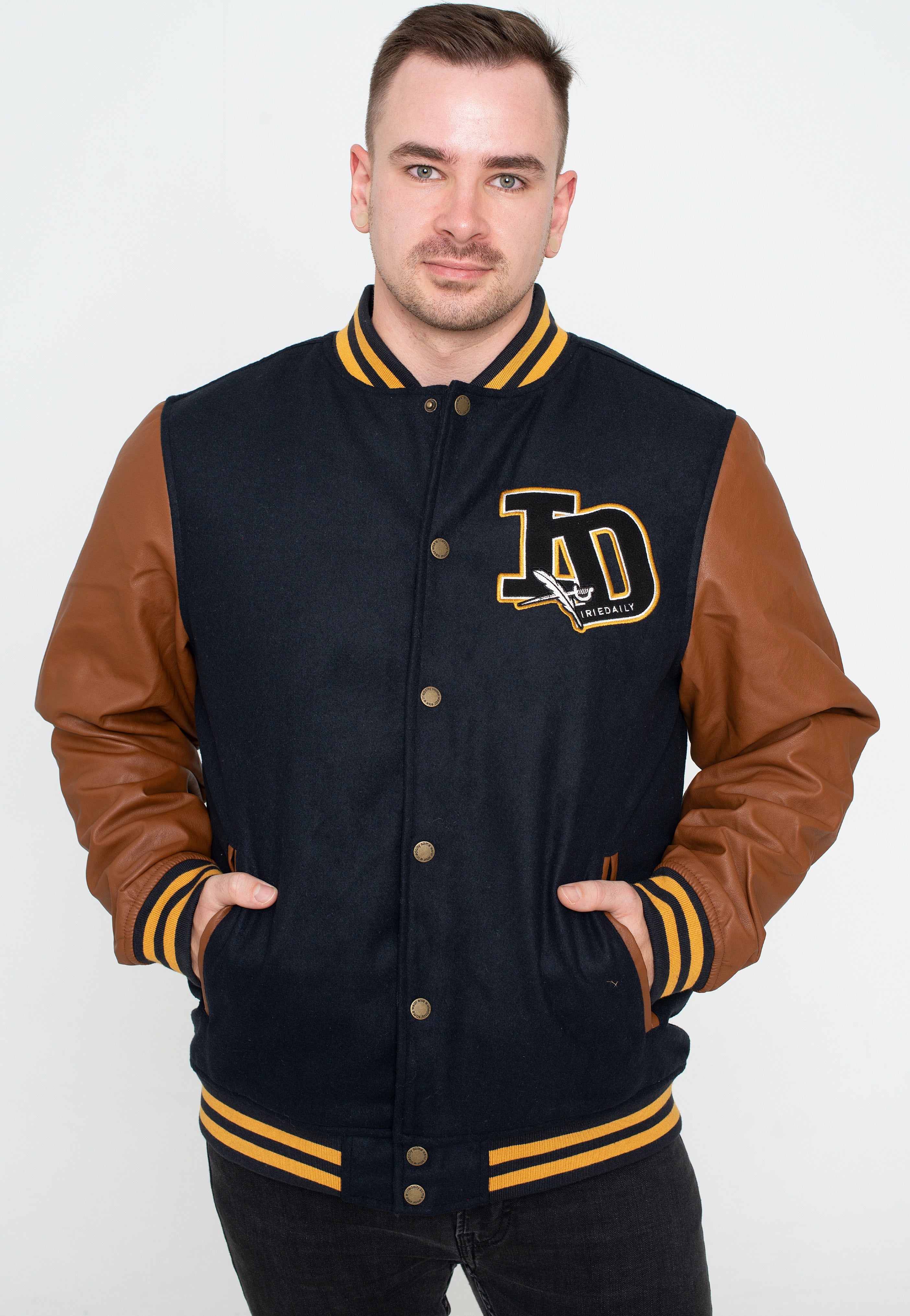 Iriedaily - ID Varsity Marine - College Jacket | Men-Image